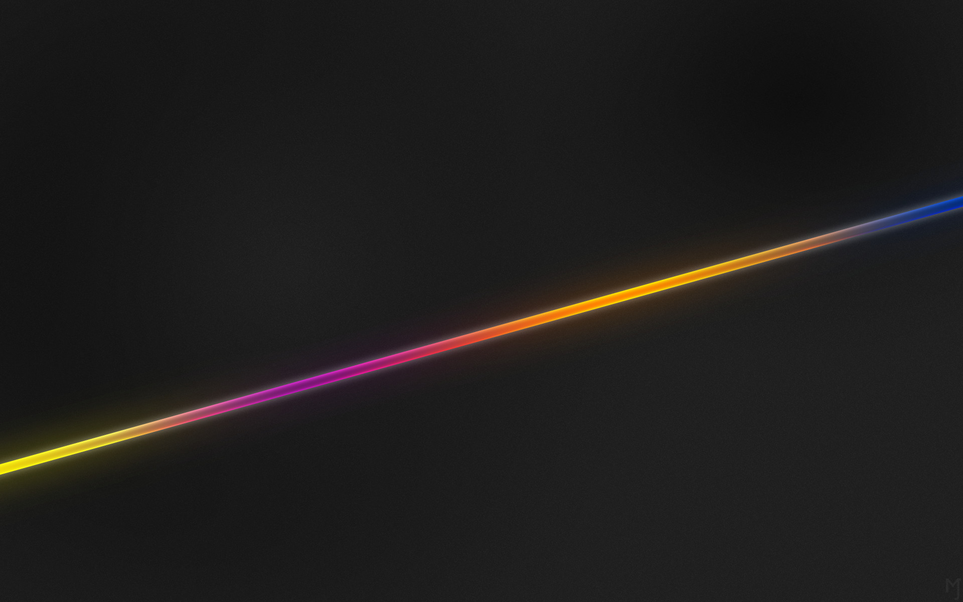 Linea luminosa, Arcobaleno, Sfondo nero, 16:10 Full HD, wallpaper widescreen