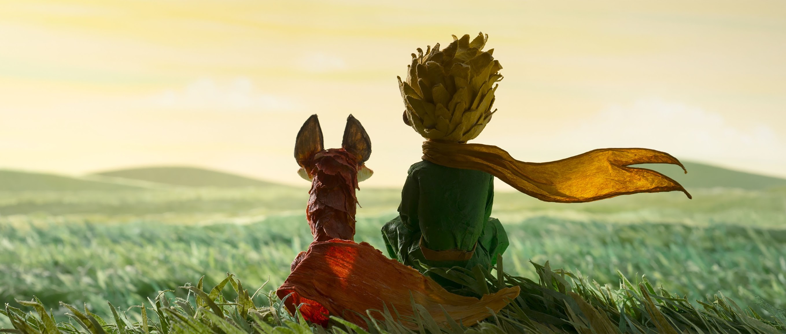 Il Piccolo Principe, Volpe, Il Piccolo Principe (film 2015), Prato, Tramonto, sfondo ultrawide