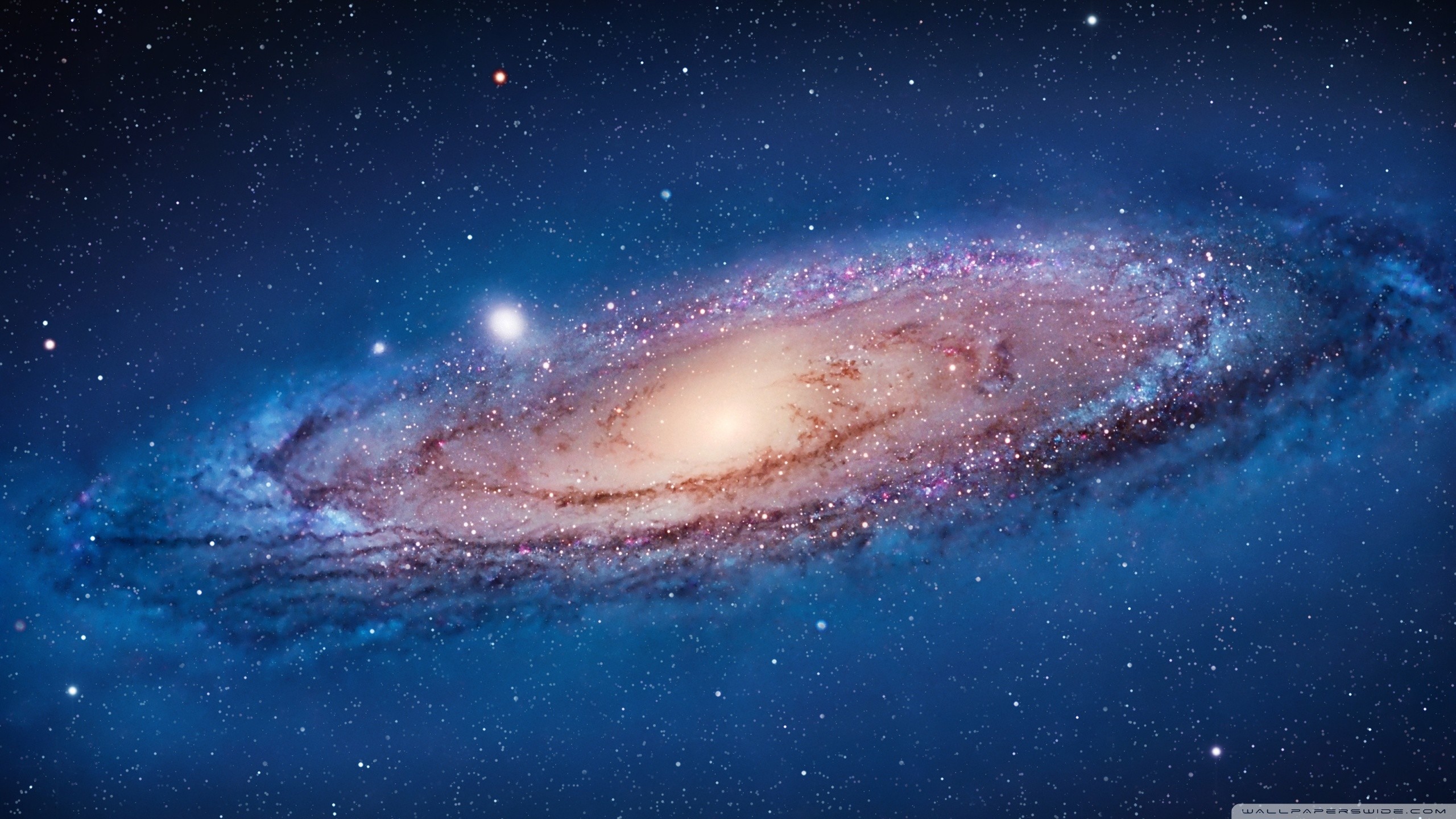 Galassia di Andromeda, Spazio, Stelle, Mac OS X Lion, 2K, sfondo Windows 11