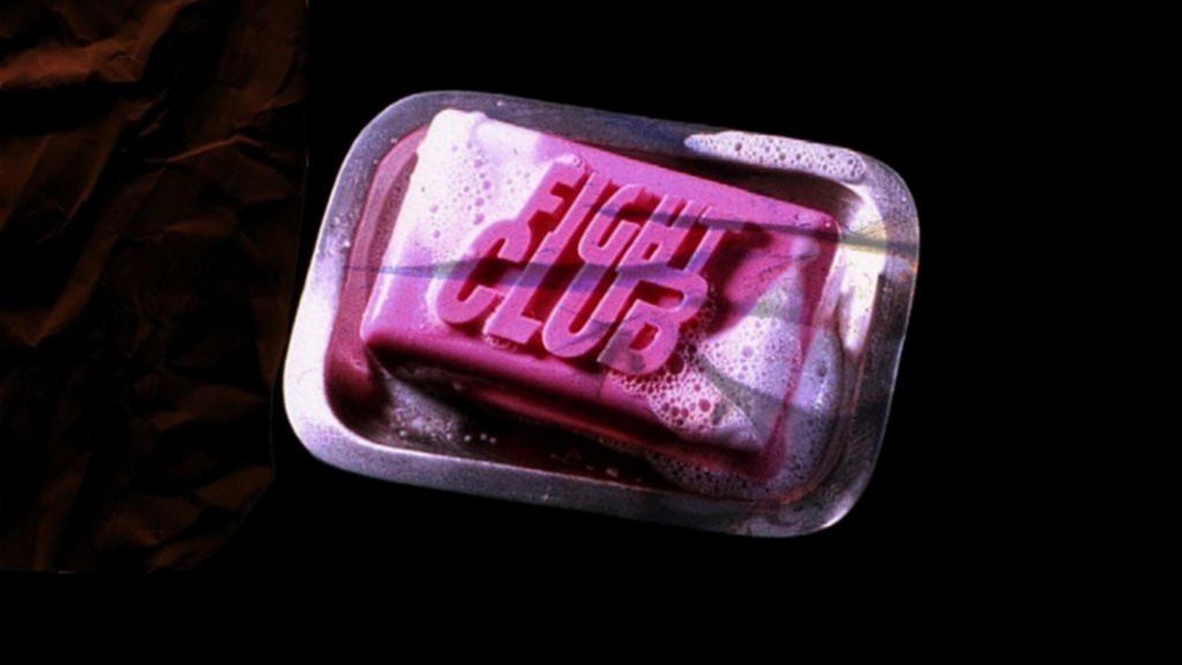 Fight Club, Sapone rosa, Primo piano, 4K, sfondo per portatile