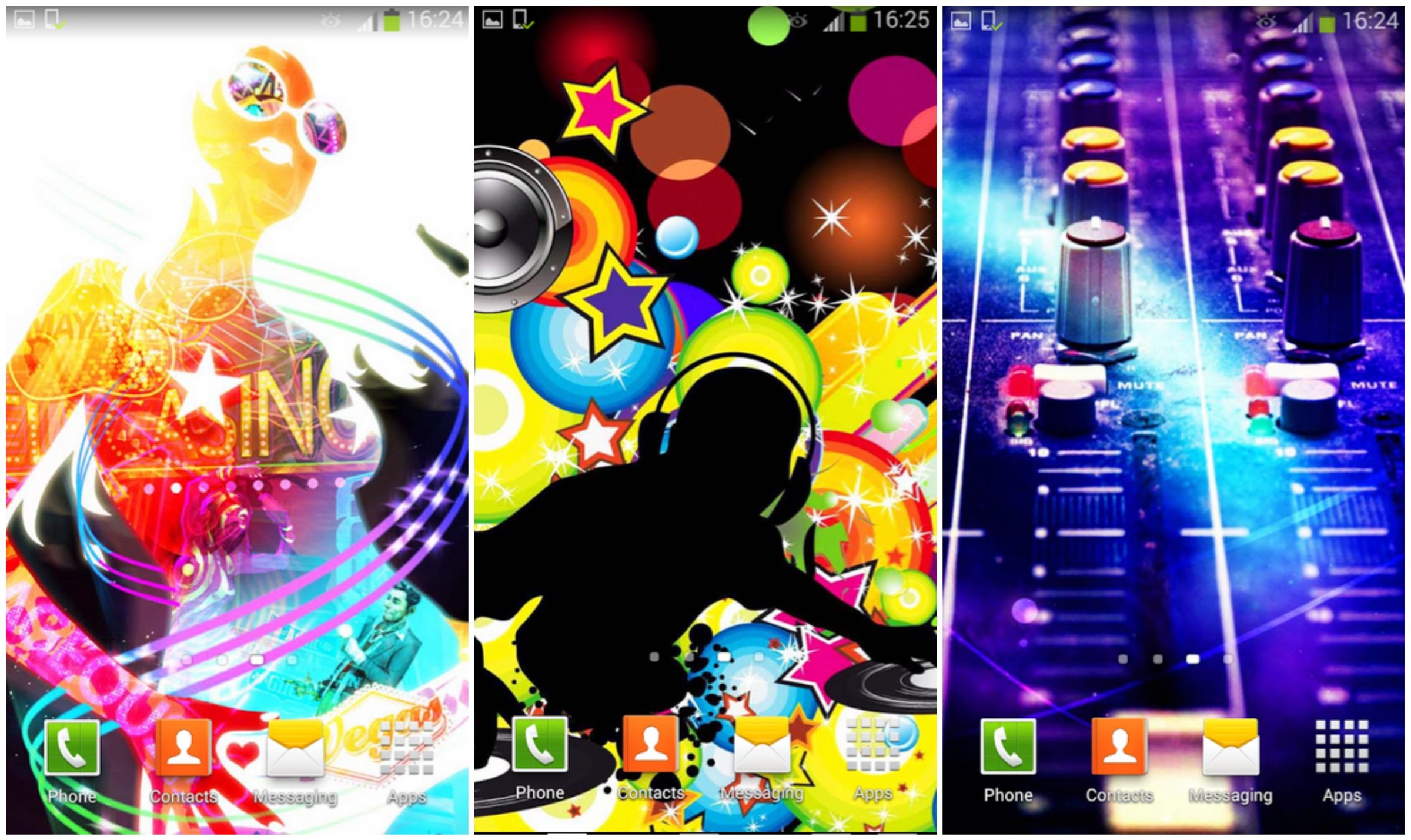 Silhouette DJ, Screenshot telefono, Colorato, Mixer, Full HD, sfondo per PC e portatile