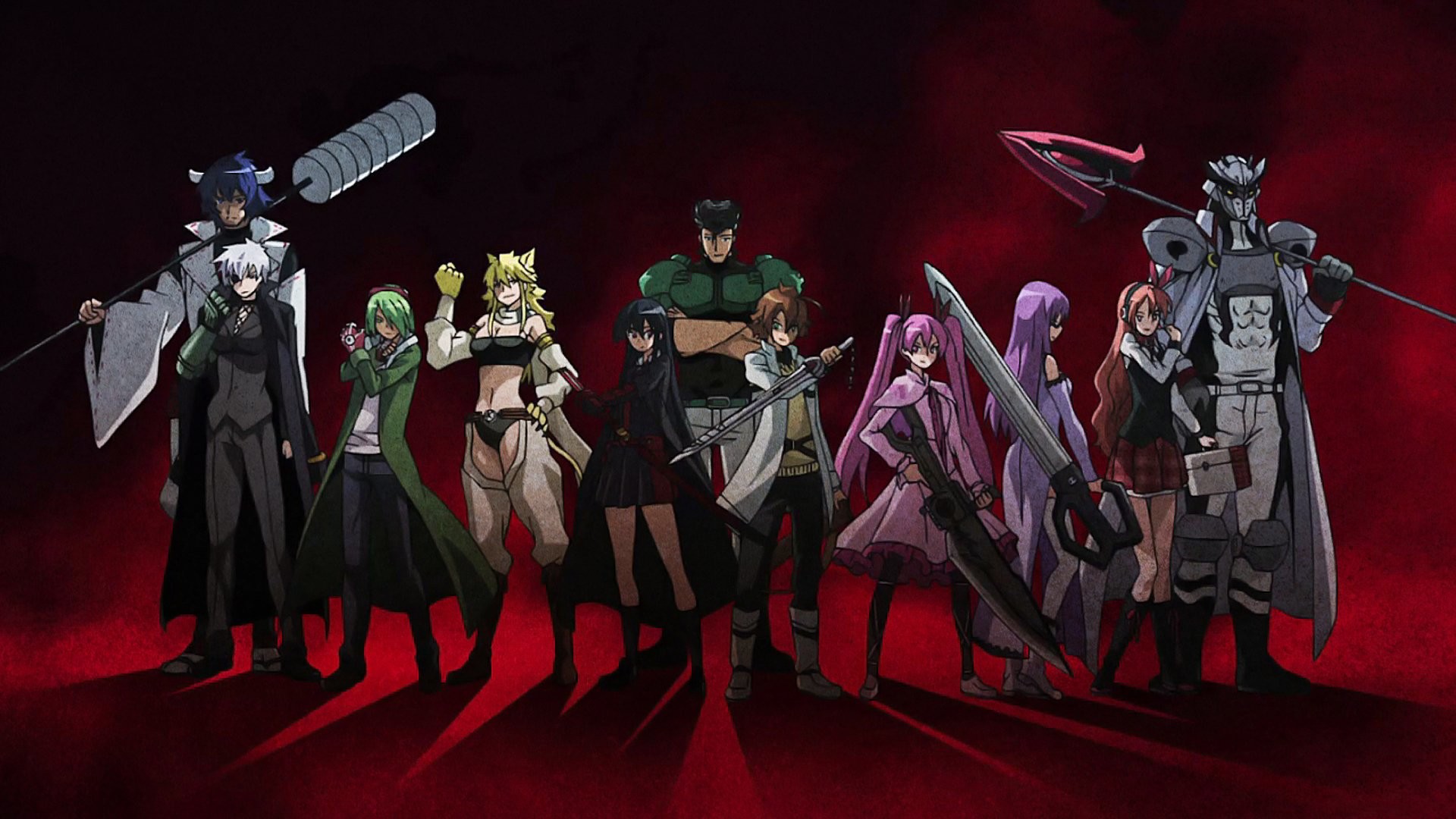 Jaegers, Night Raid, Akame ga Kill!, Esdeath, Gruppo, Full HD, sfondo per portatile