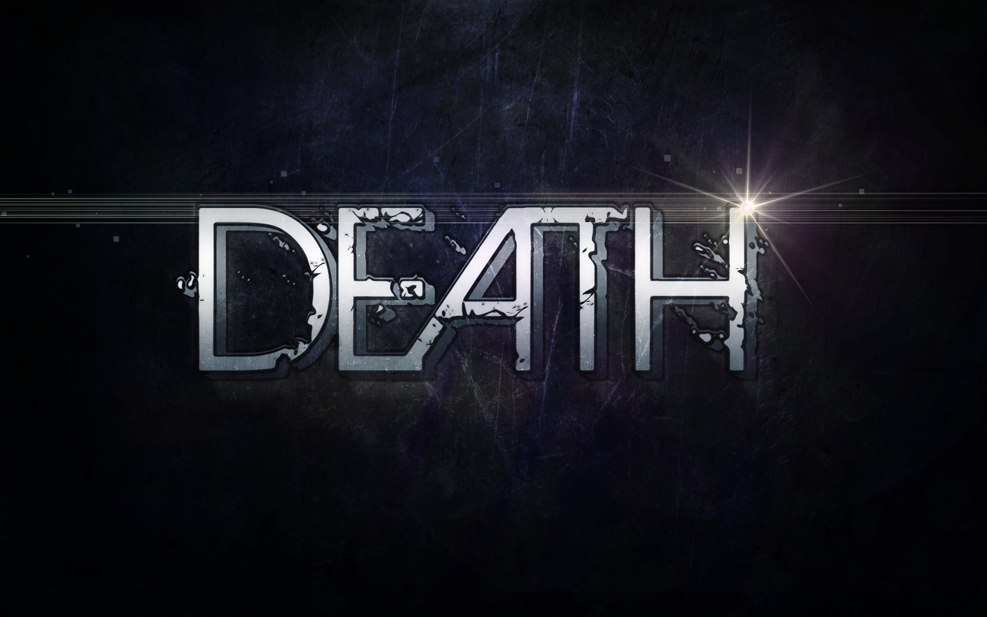 Death, Testo 3D, Tipografia, Sfondo scuro, Full HD, wallpaper desktop