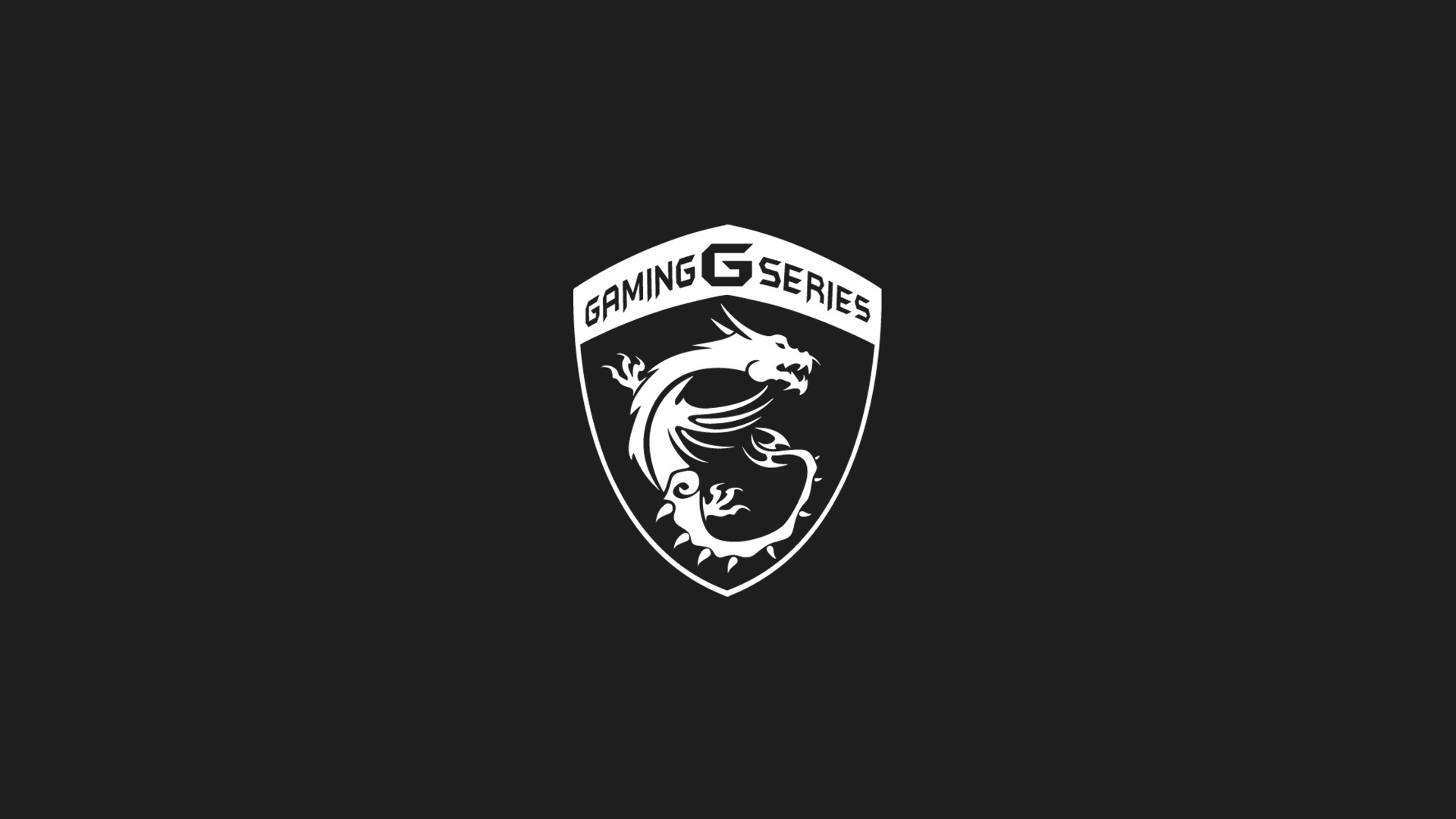 MSI Gaming G Series, Scudo, Grigio scuro, Minimalista, 1920x1080, sfondo per PC