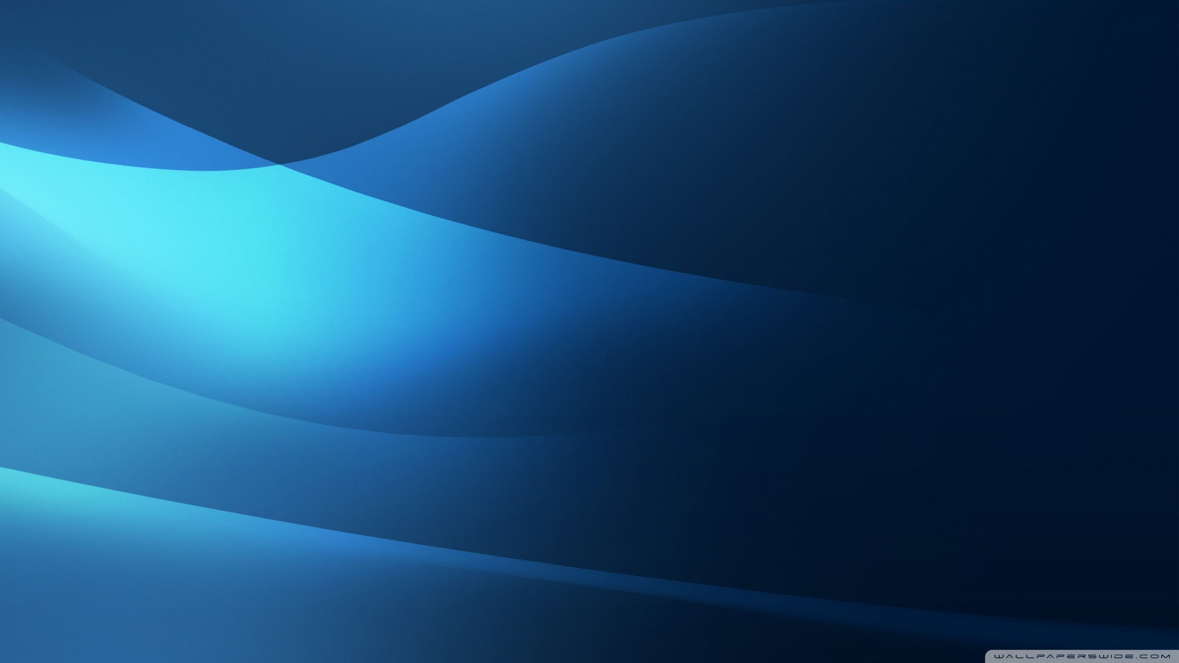 Onde, Blu, Astratto, Sfumatura, Full HD, sfondo Windows 11