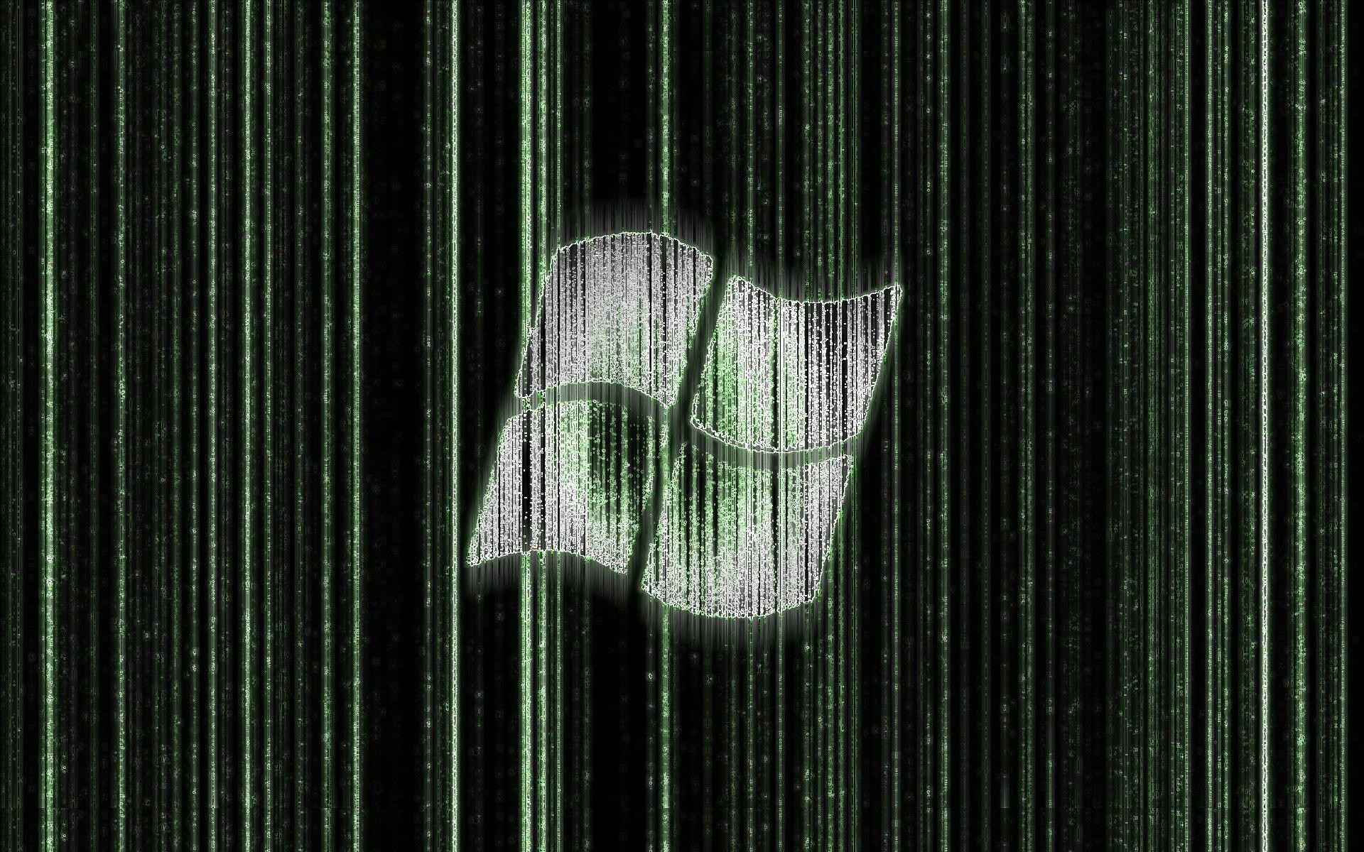 Matrix, Logo Windows, Codice digitale, 1920x1200, immagine di sfondo