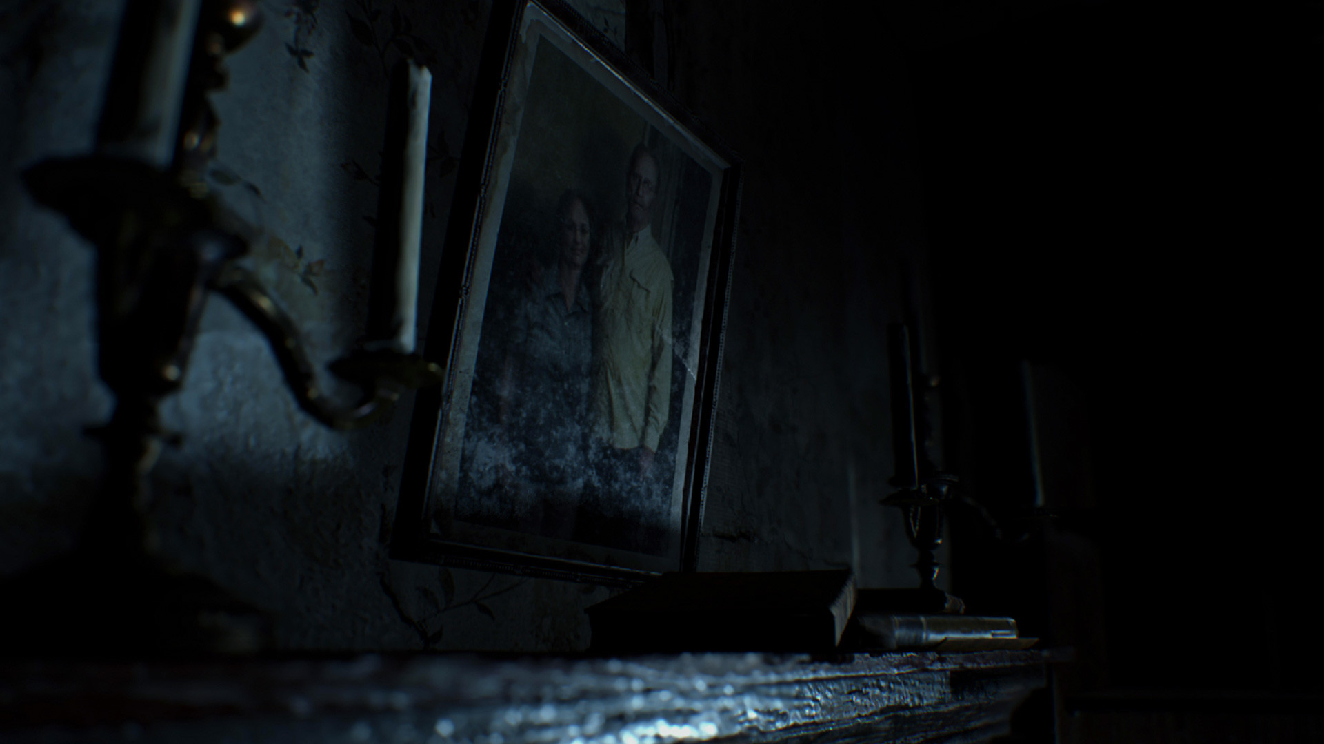 Resident Evil 7: Biohazard, Quadro, Buio, Corridoio, Horror, Full HD, wallpaper per portatile