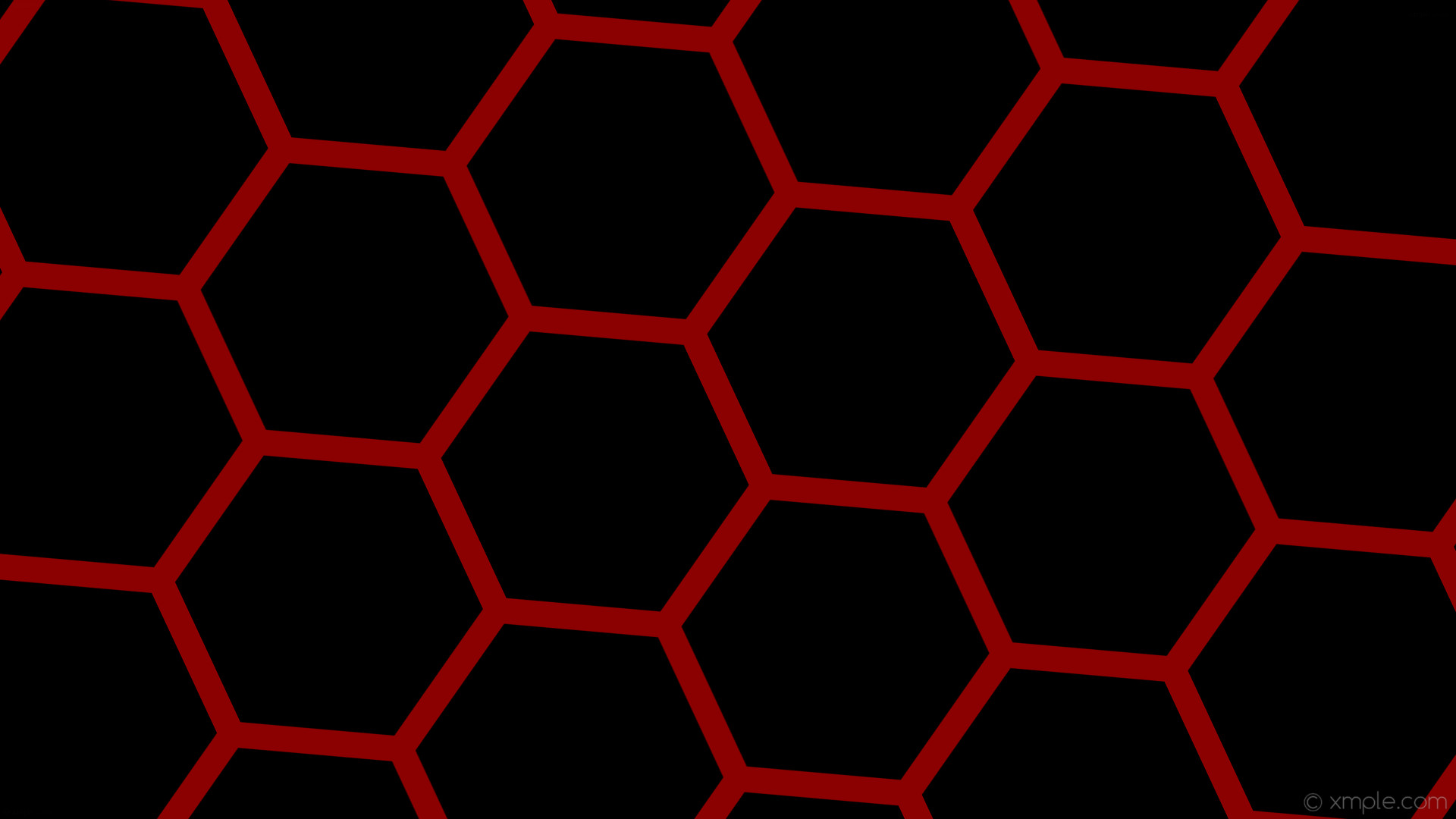 Esagoni, Nido d'ape, Rosso e nero, Full HD, sfondo per portatile