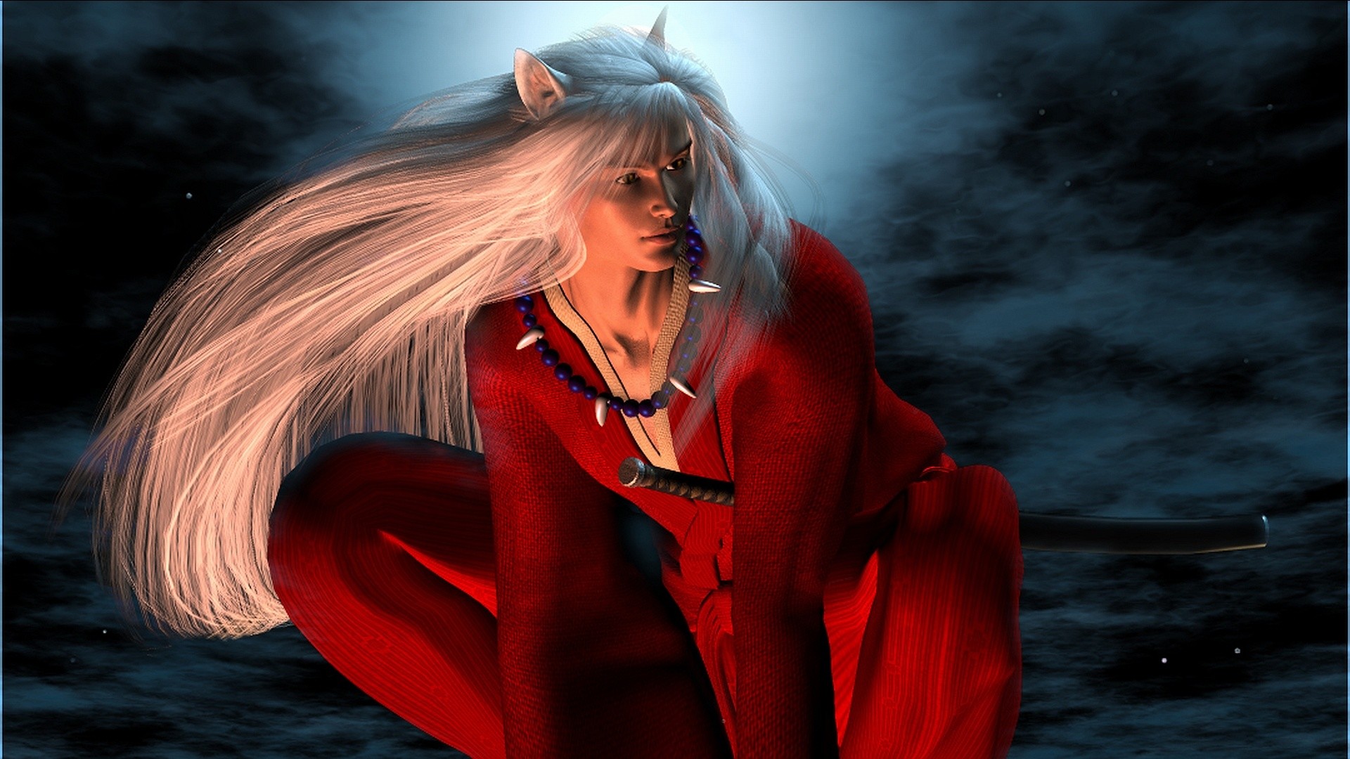 Inuyasha, Anime, Notte, 1920x1080, wallpaper desktop