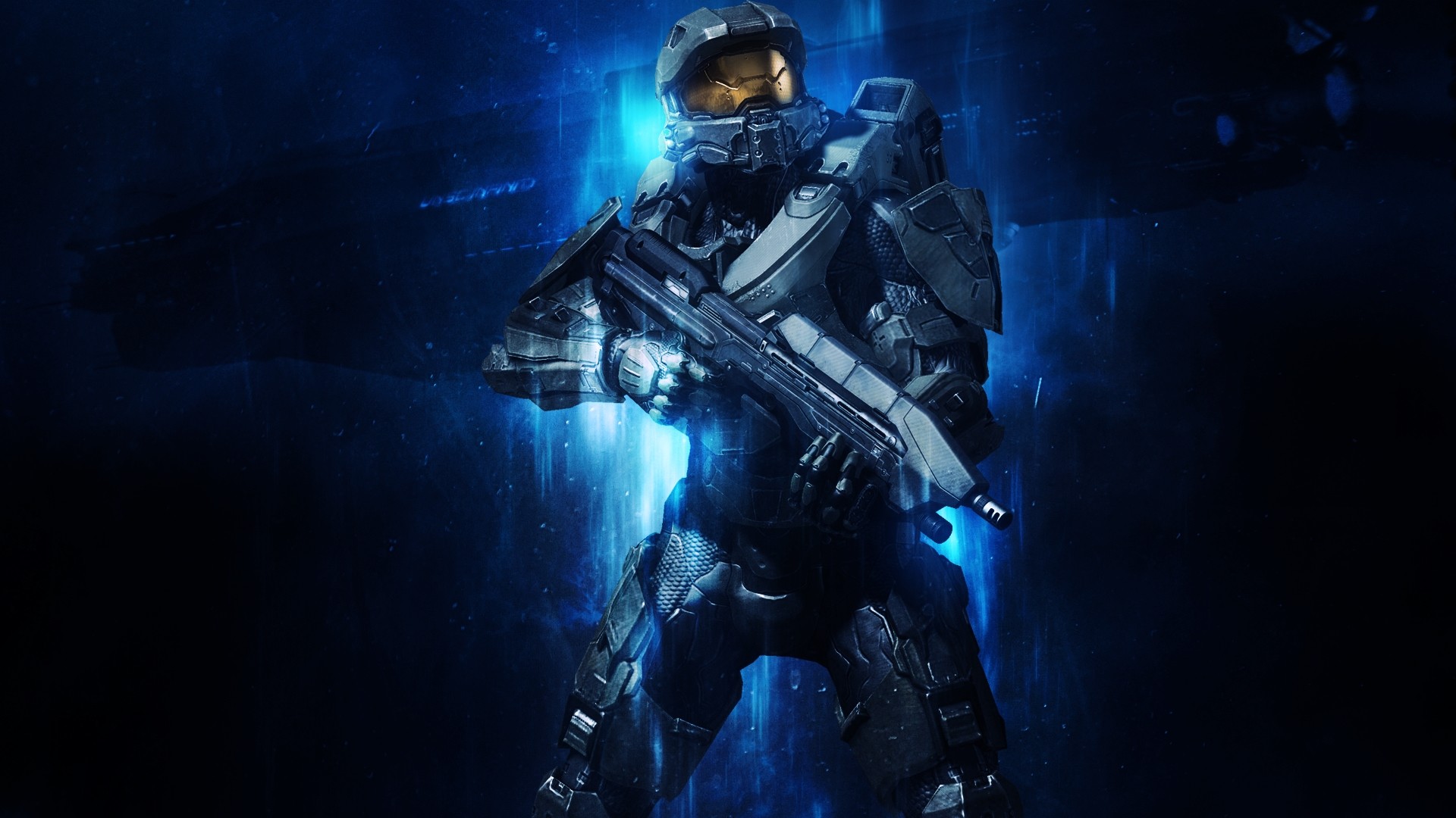 Master Chief, Halo 4, Blu, Fucile, 1920x1080, sfondo per PC