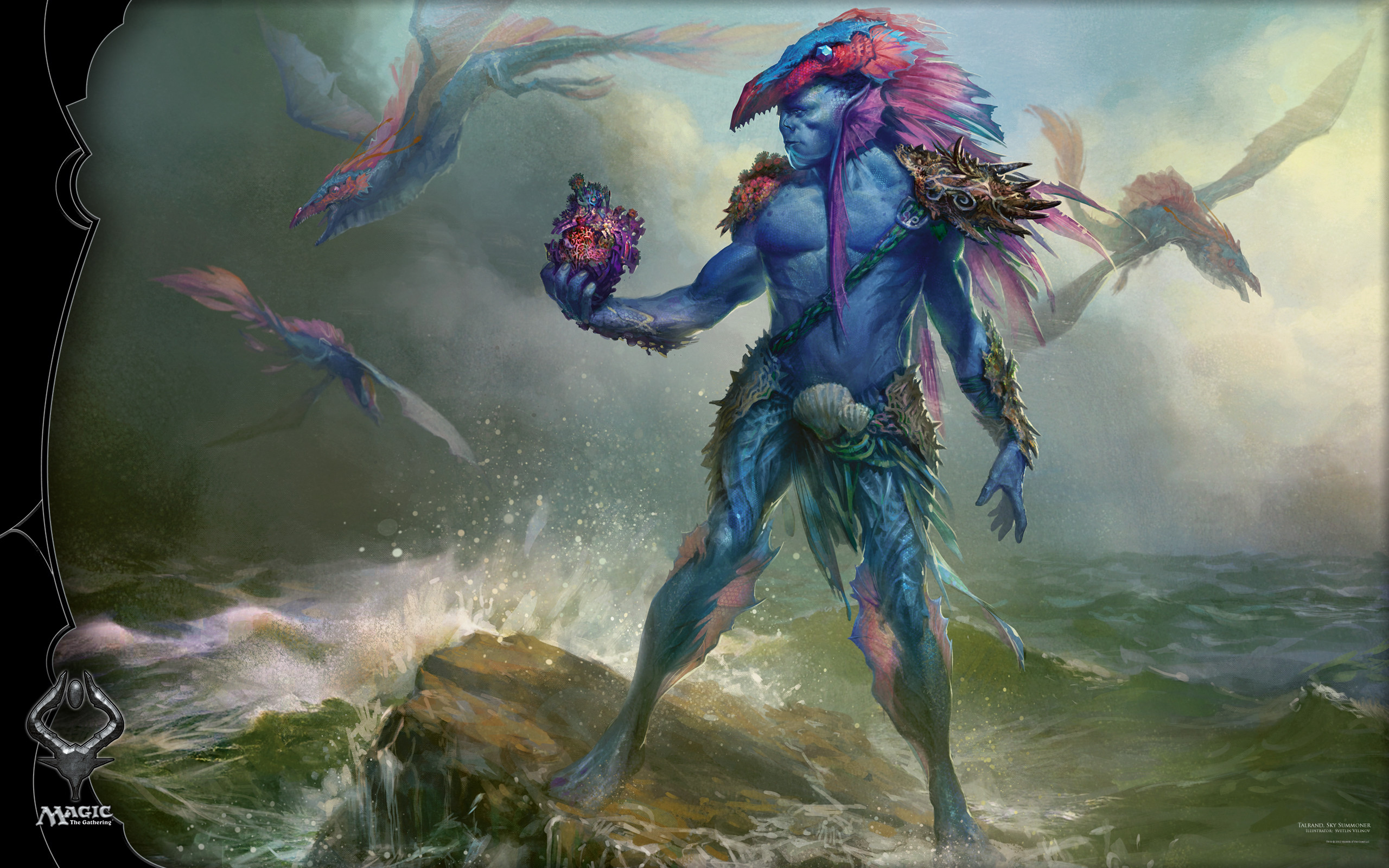 MTG, Tritone, Mare, Creatura, 2K, sfondo per PC e portatile