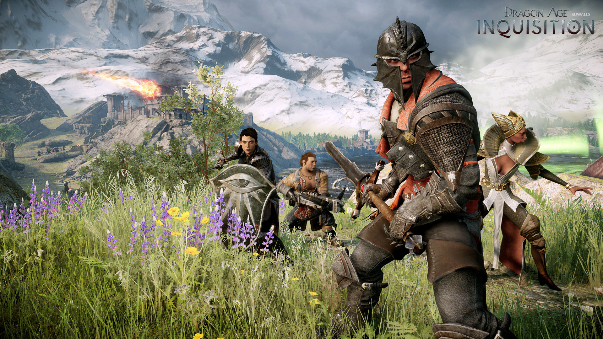 Dragon Age: Inquisition, Iron Bull, Compagni, Combattimento, Full HD, sfondo per PC