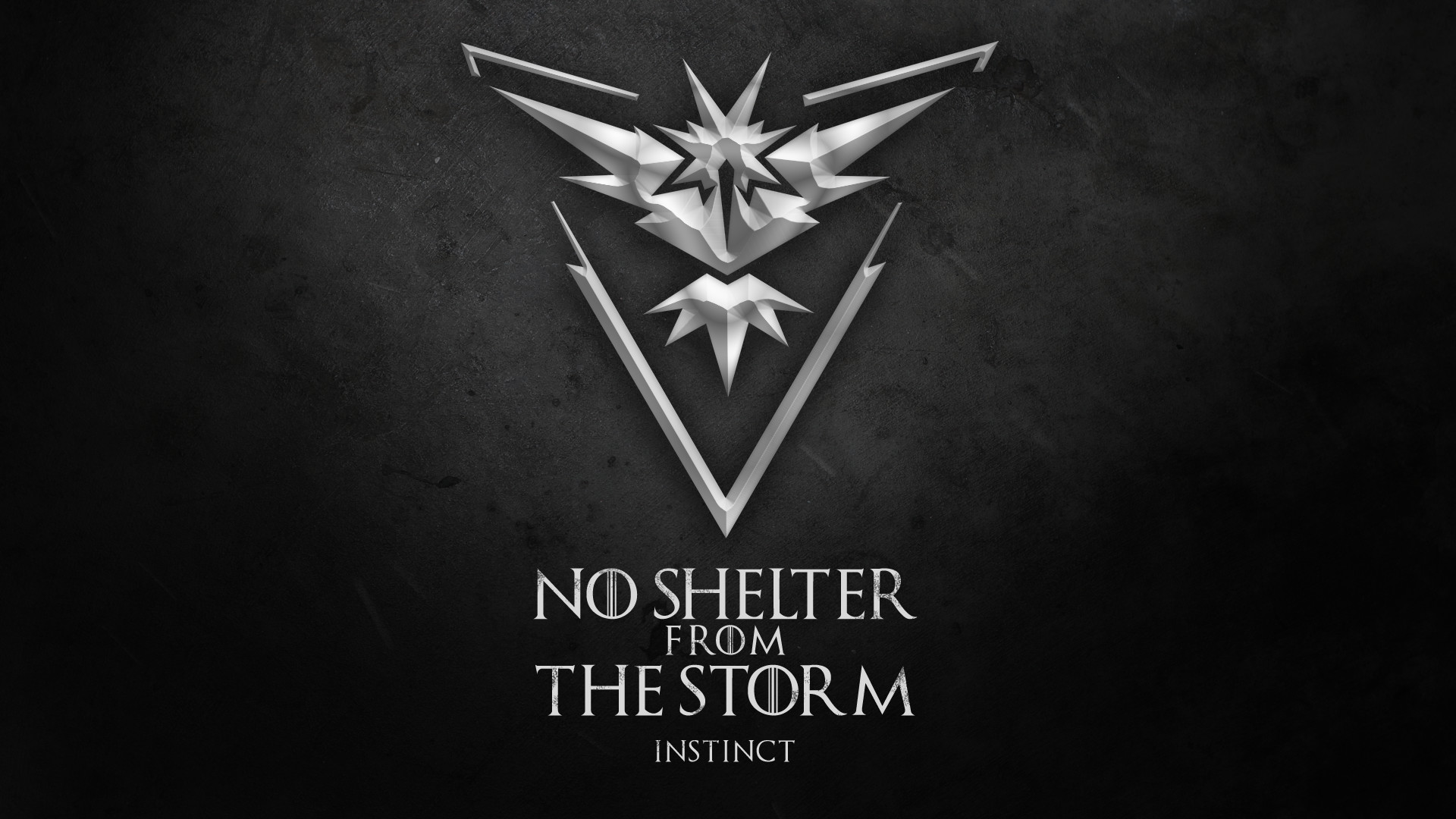 Team Instinct, Pokémon GO, No Shelter from the Storm, Logo, 16:9 Full HD, sfondo widescreen