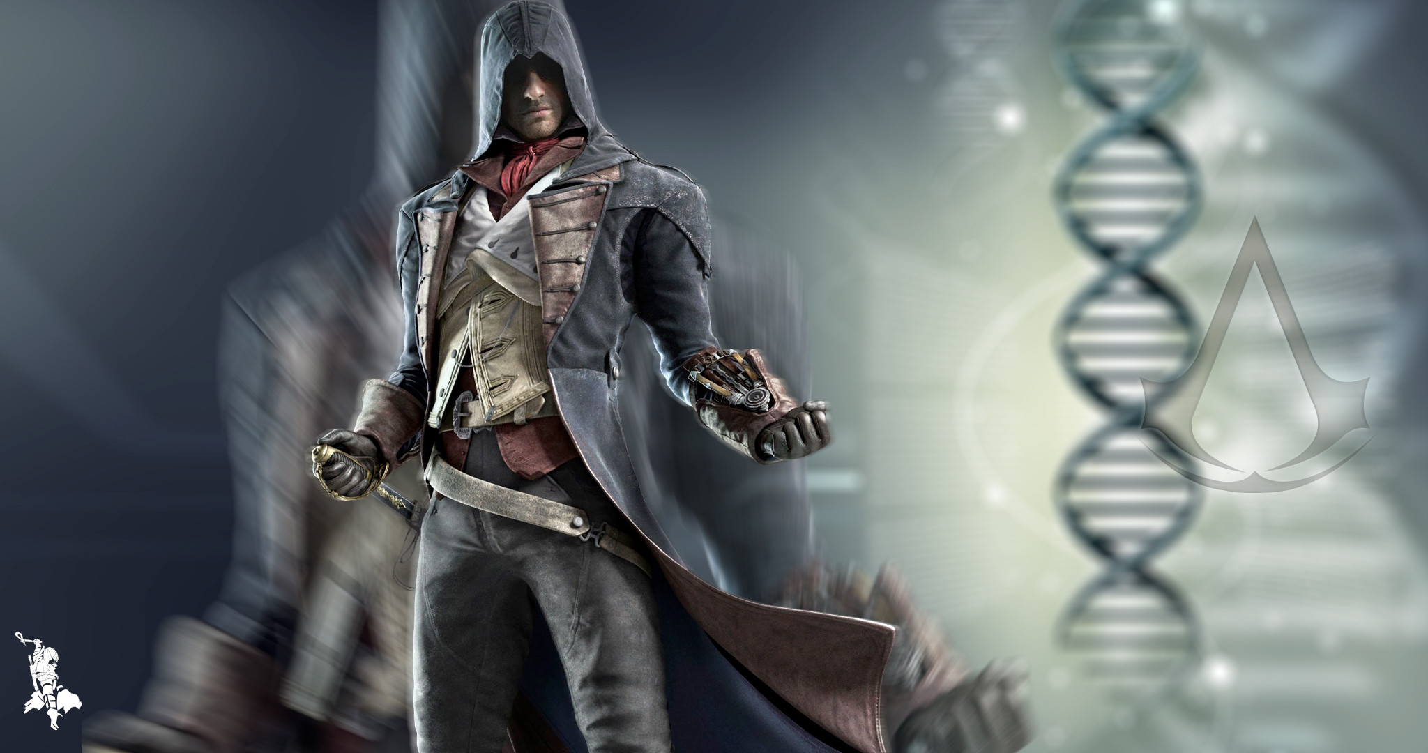 Arno Dorian, Assassin's Creed Unity, DNA, Videogioco, Full HD, sfondo per PC e portatile