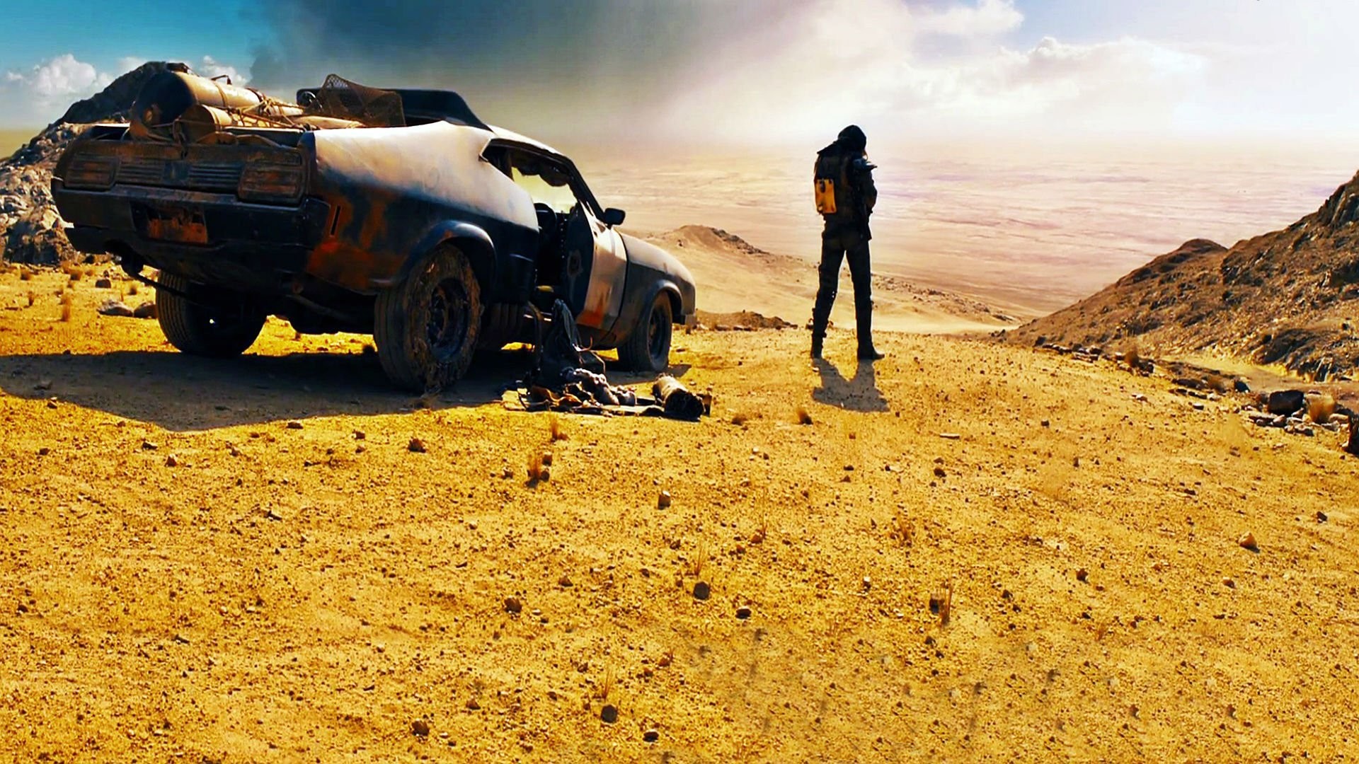 Mad Max: Fury Road, Interceptor, Max Rockatansky, Deserto, Full HD, wallpaper desktop