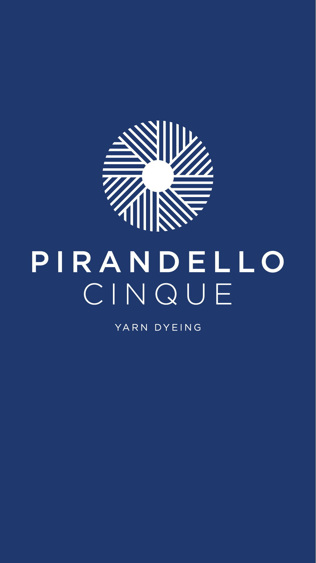 Pirandello Cinque, Logo, Sfondo blu, Full HD, schermata di blocco del cellulare