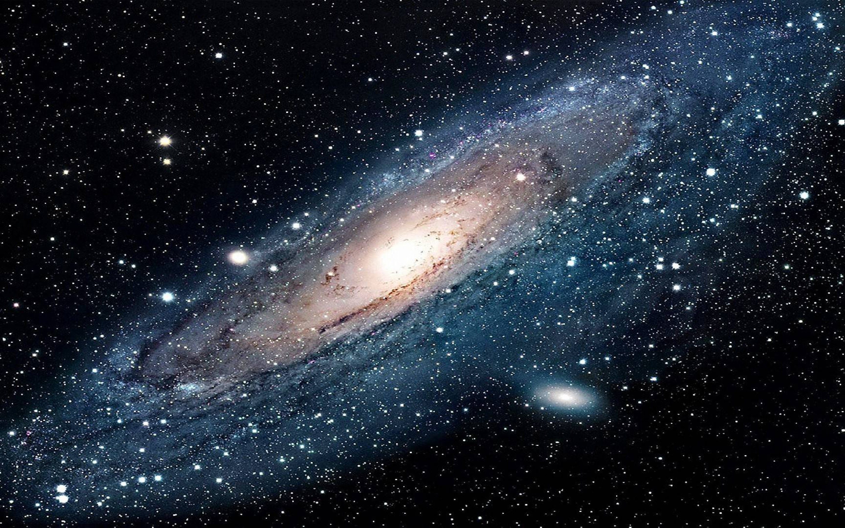Galassia di Andromeda, M31, Galassia a spirale, Stelle, 2K, sfondo per PC