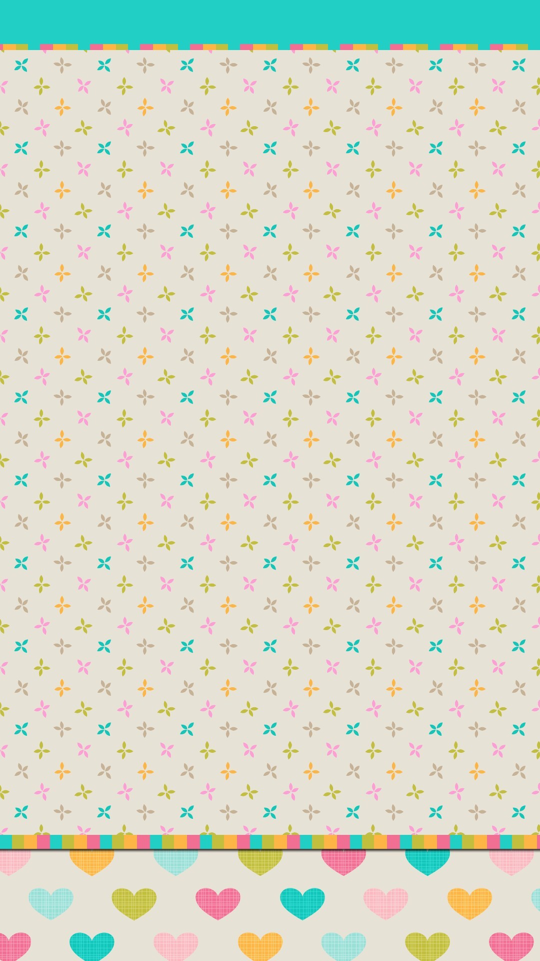 Pattern a pois, Cuori, Pastello, Minimalista, Full HD, sfondo verticale per cellulare