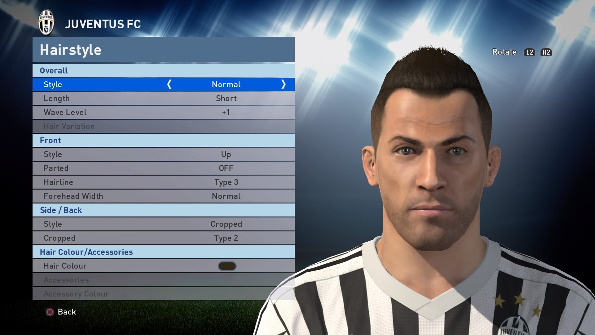 Alessandro Del Piero, Pro Evolution Soccer, Editor giocatore, Videogioco, sfondo 16:9 Full HD