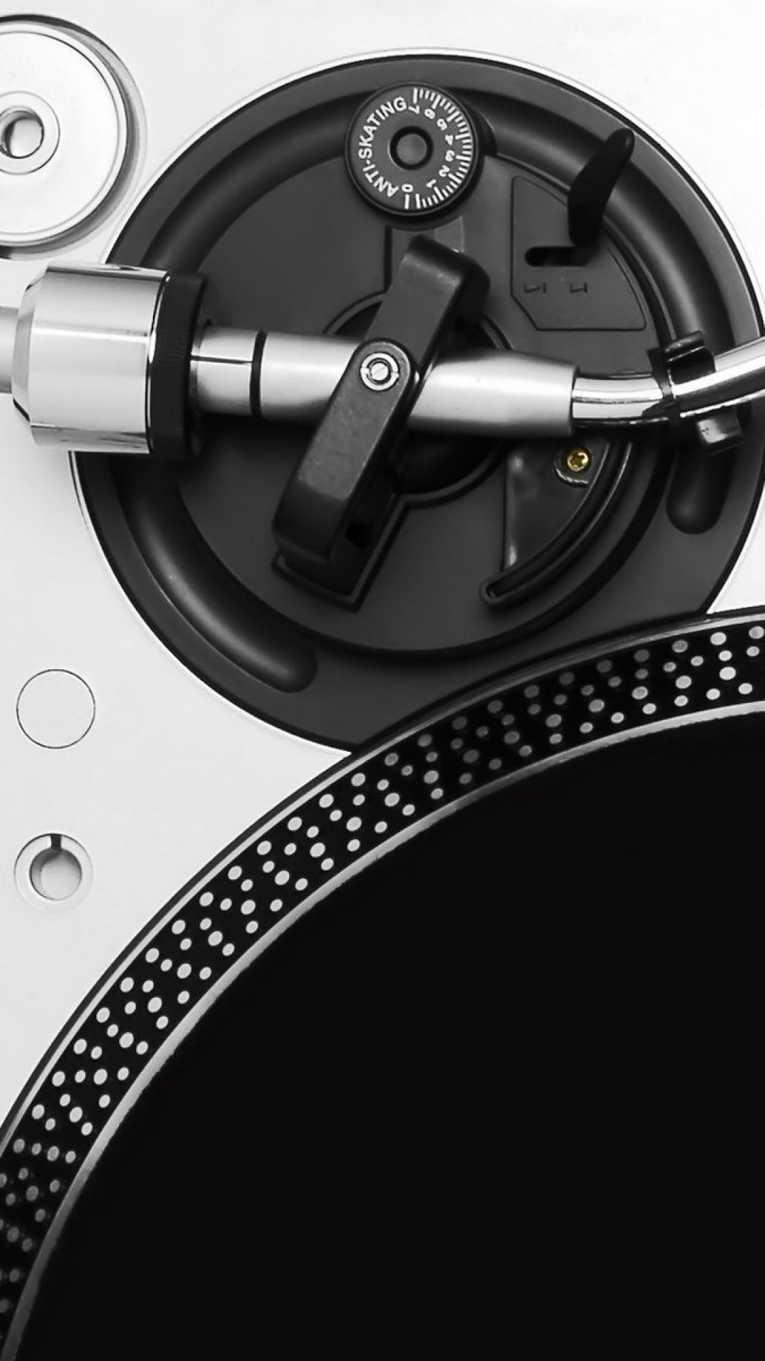 Technics SL-1200, Giradischi, Bianco e nero, Full HD, sfondo per smartphone