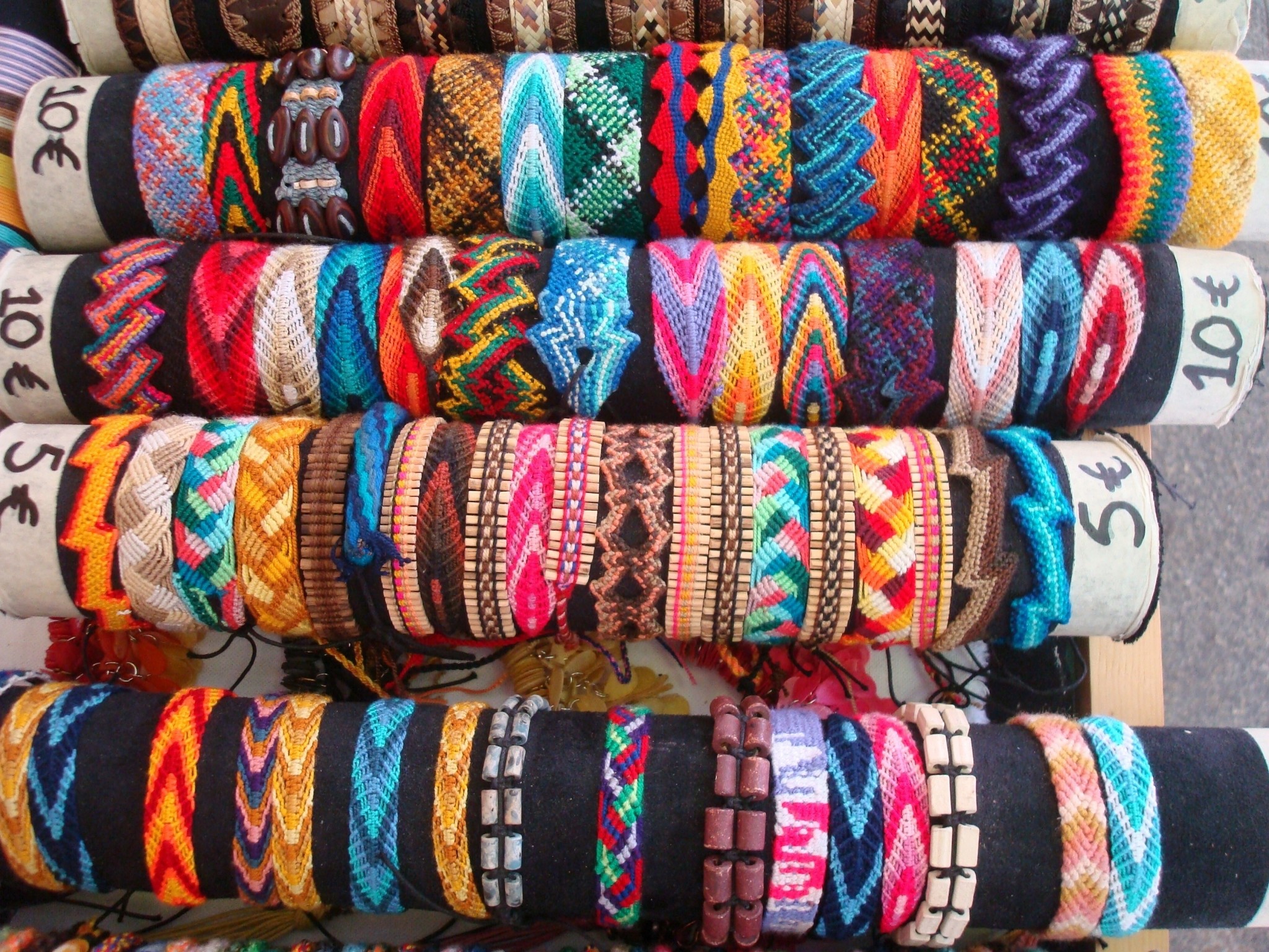 Braccialetti dell'amicizia, Tessuti, Bancarella, Full HD, schermata di blocco iPad