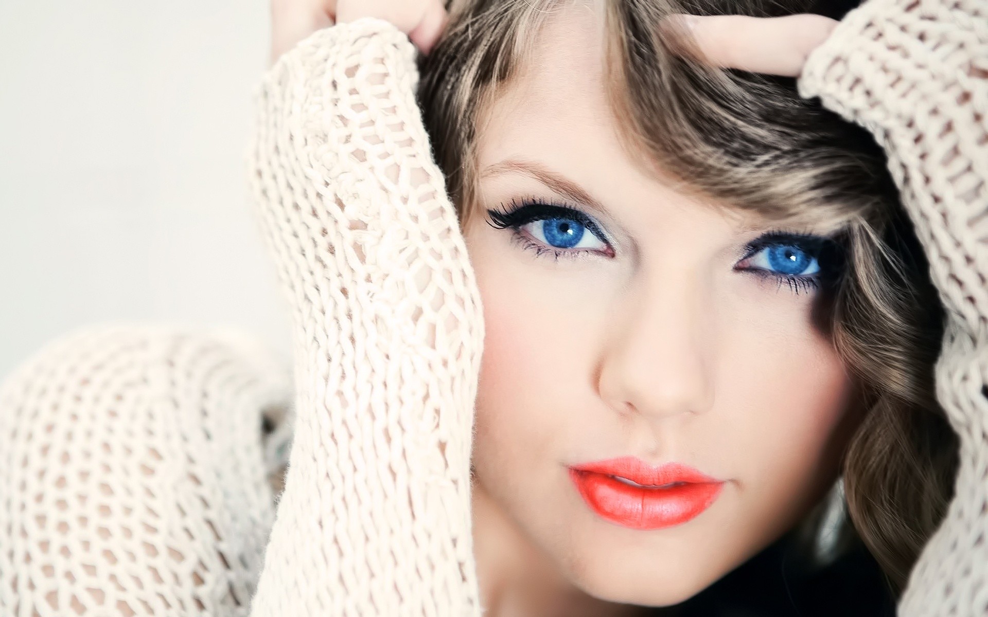 Taylor Swift, Cantante, Occhi azzurri, Primo piano, 1920x1200, sfondo per PC