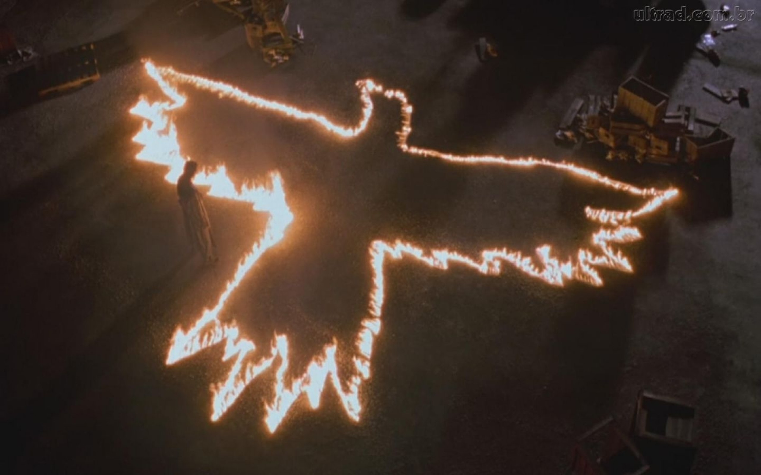 Il corvo, Simbolo del corvo, Fuoco, Scena del film, 2K, sfondo per PC