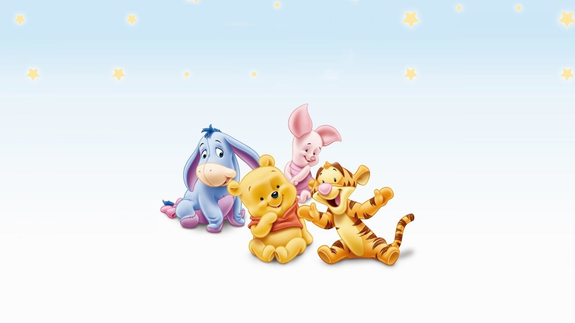 Winnie the Pooh, Tigro, Pimpi, Ih-Oh, Disney, Full HD, sfondo Windows 11