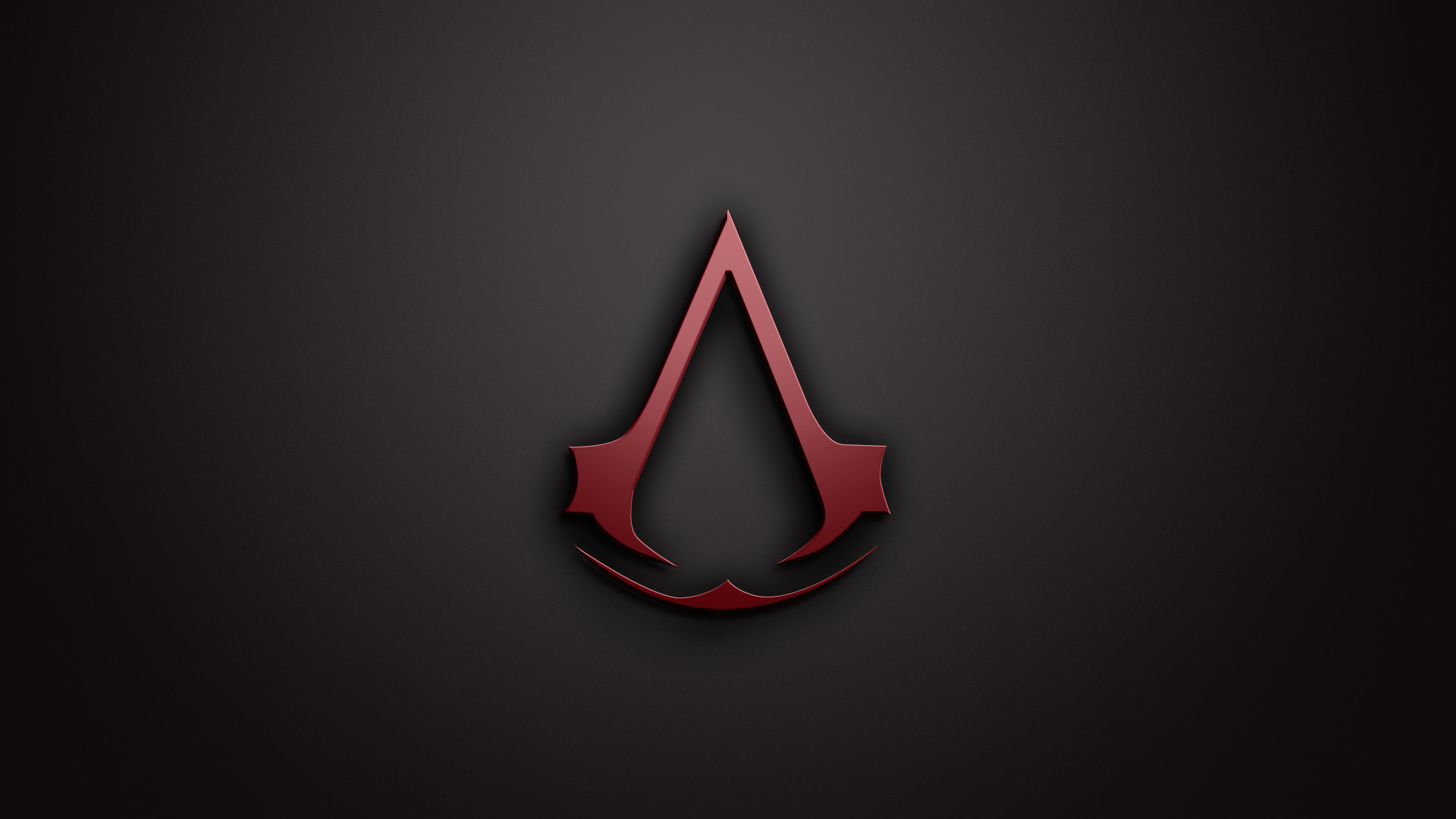 Assassin's Creed, Logo, Rosso, Full HD, sfondo Windows 11