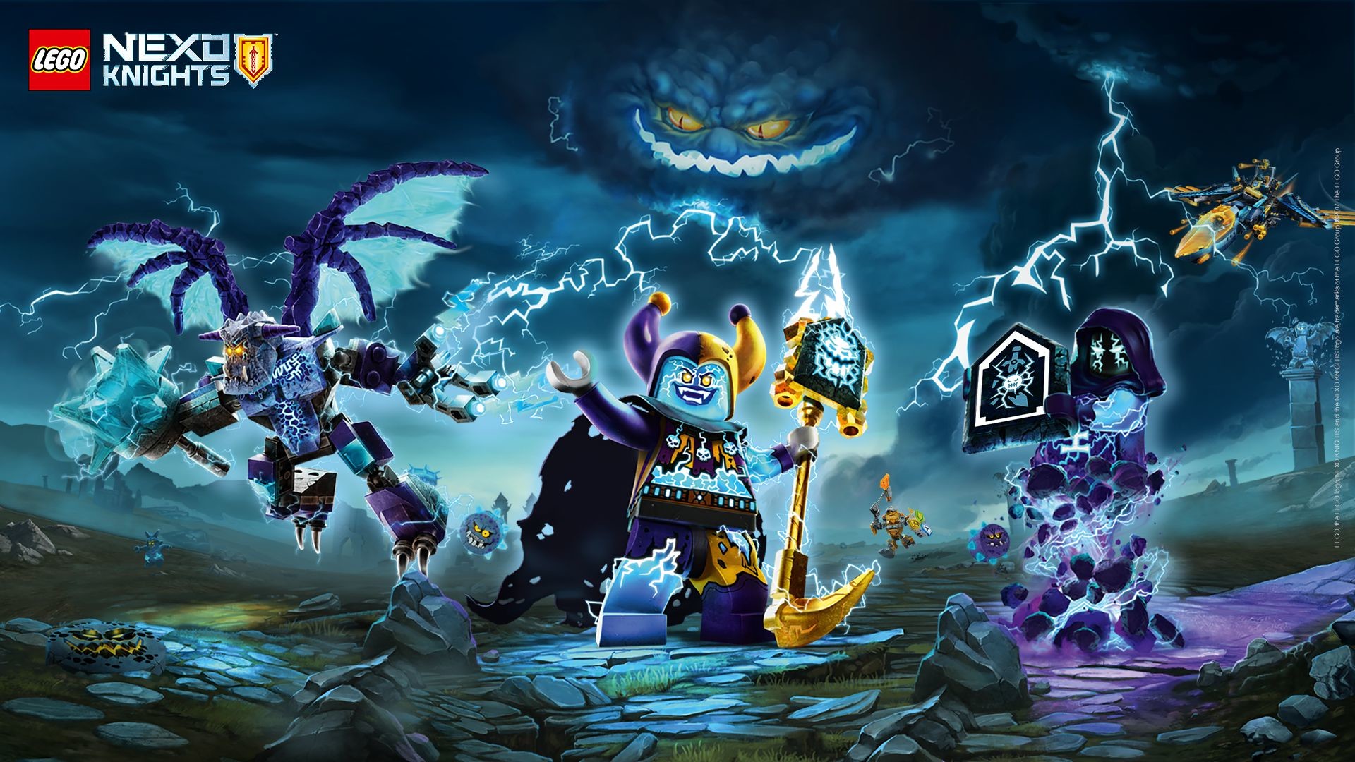 LEGO Nexo Knights, Jestro, LEGO, Mostri, 1920x1080, sfondo per PC