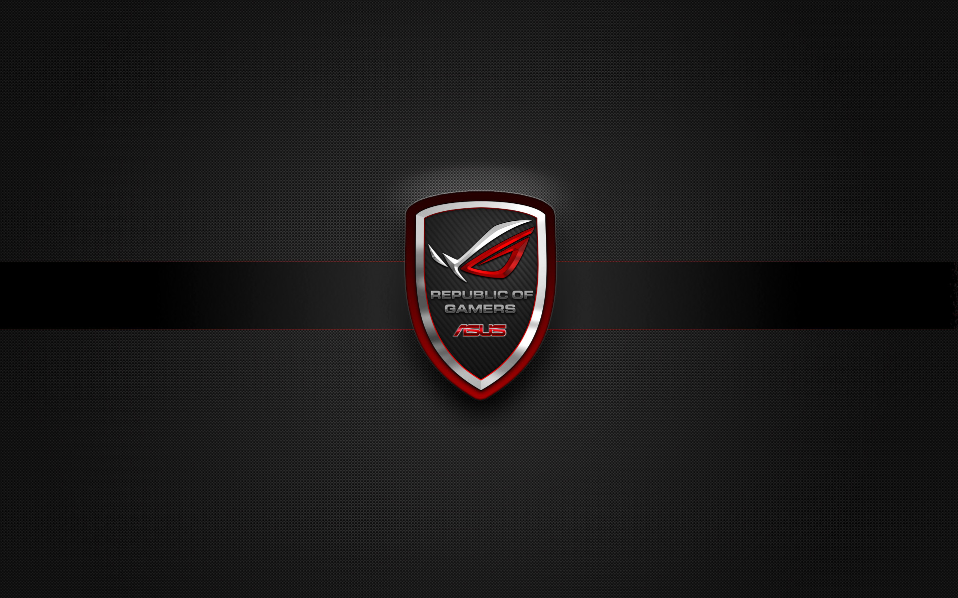 ASUS ROG, Scudo ROG, Grigio scuro, Minimalismo, 16:10 Full HD, wallpaper widescreen