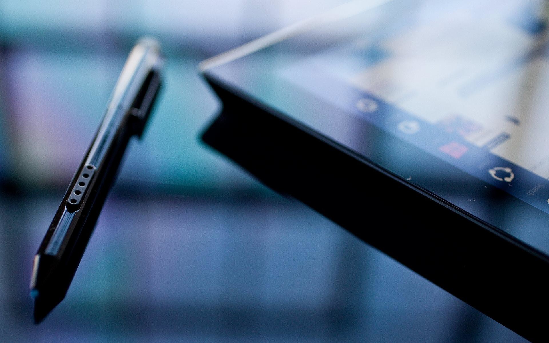 Tablet, Penna digitale, Macro, Blu, Full HD, sfondo Windows 11