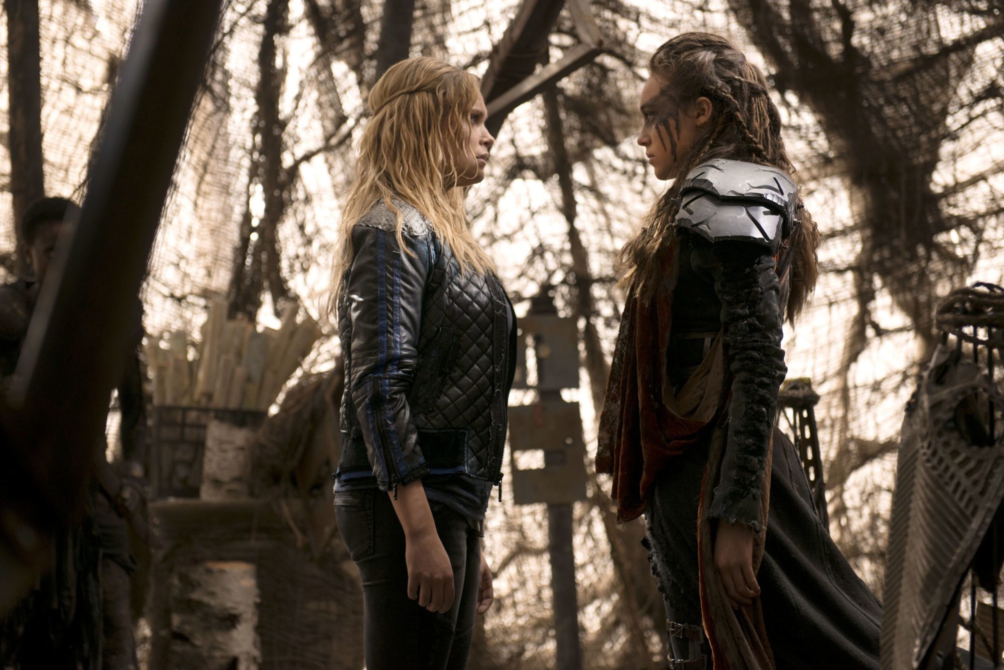 Eliza Taylor, Alycia Debnam-Carey, Clarke Griffin, Lexa, The 100, sfondo Full HD per portatile