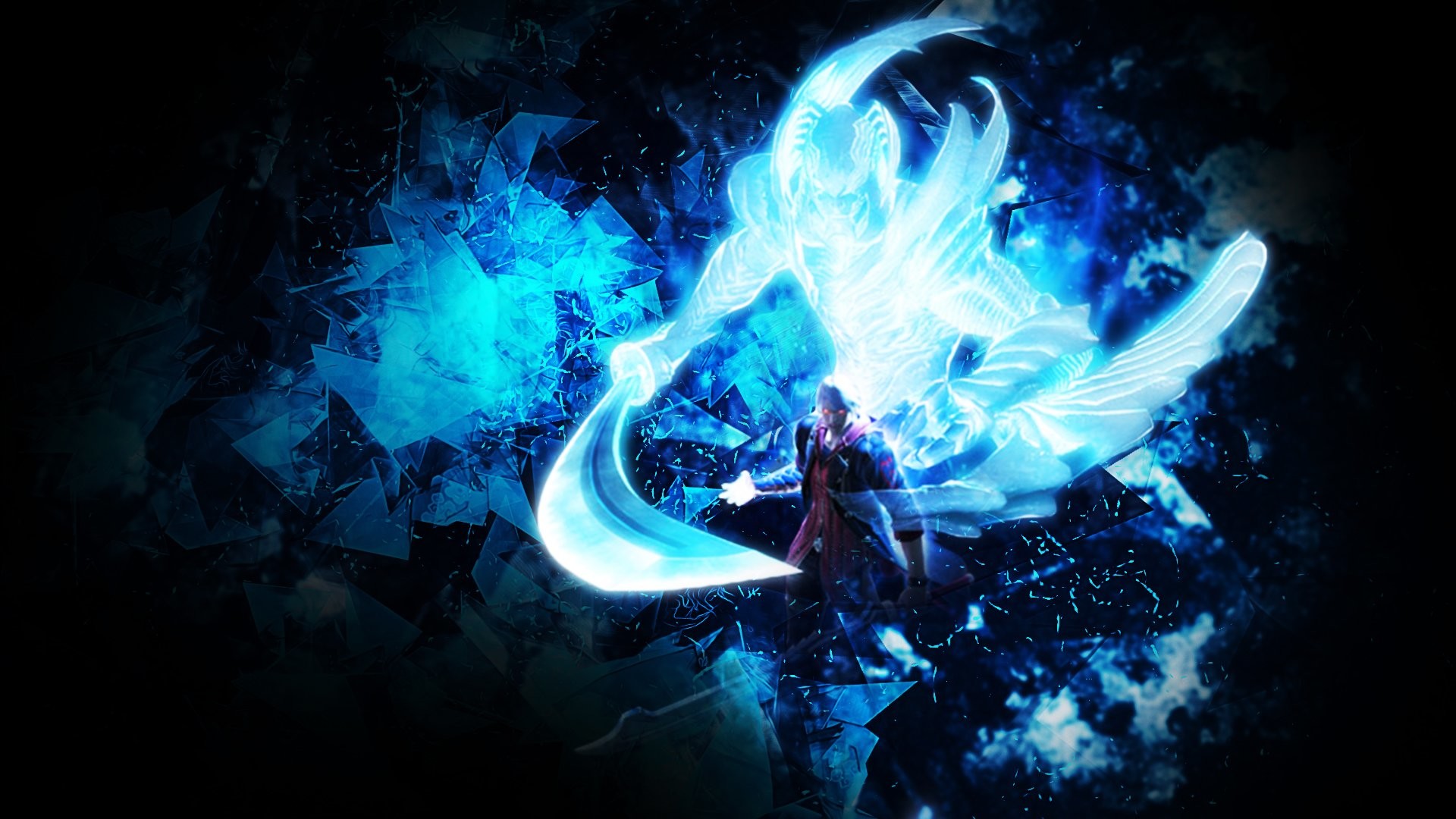 Arte fantasy, Blu, sfondo desktop