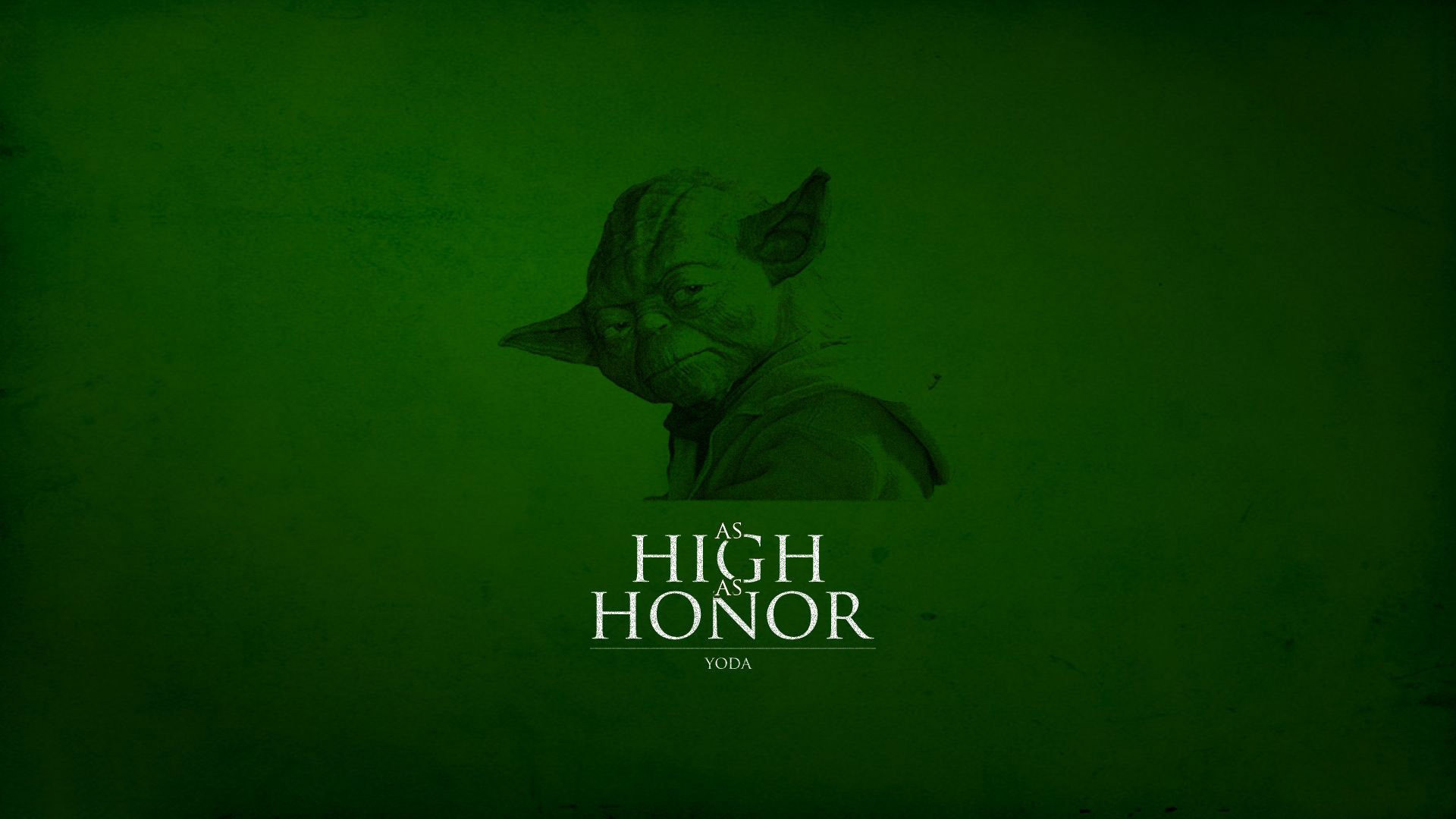 Yoda, High Honor, Parodia, Verde, Full HD, sfondo per portatile