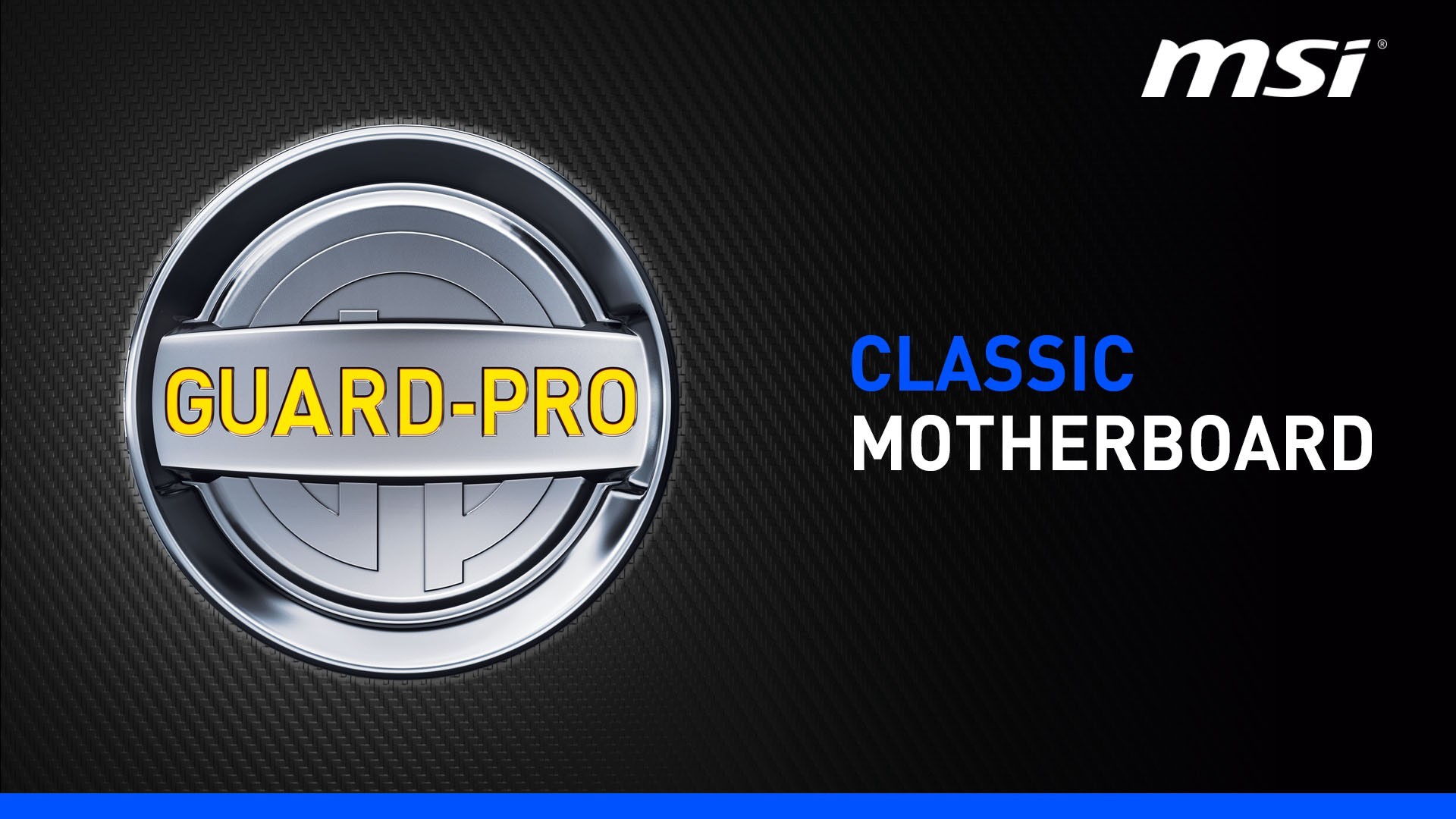 MSI, Guard-Pro, Scheda madre Classic, Sfondo nero, Full HD, wallpaper per PC