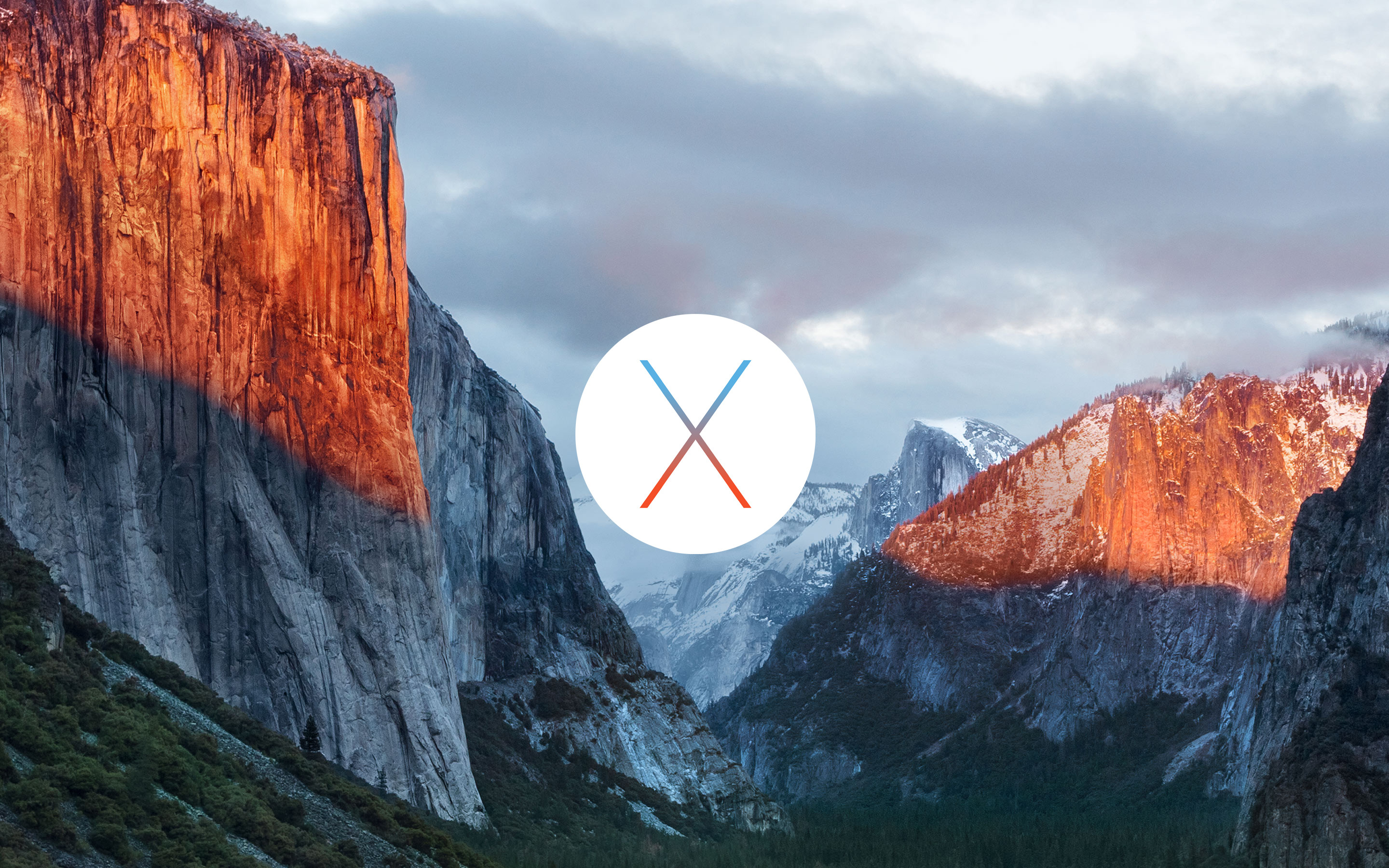 OS X El Capitan, El Capitan, Yosemite, Logo, sfondo per iOS 9