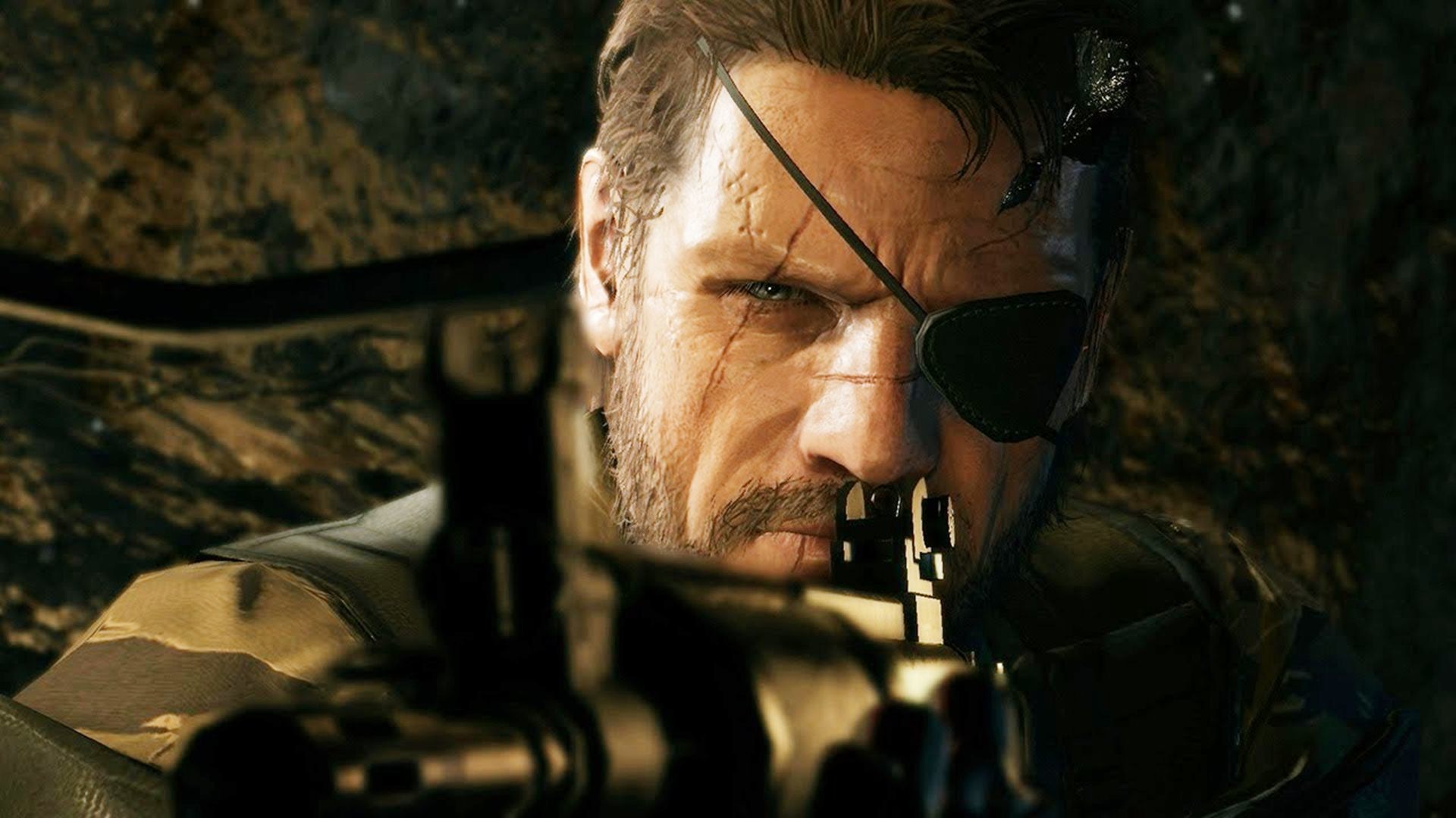 Venom Snake, Metal Gear Solid V: The Phantom Pain, Mira, Fucile, sfondo desktop Full HD