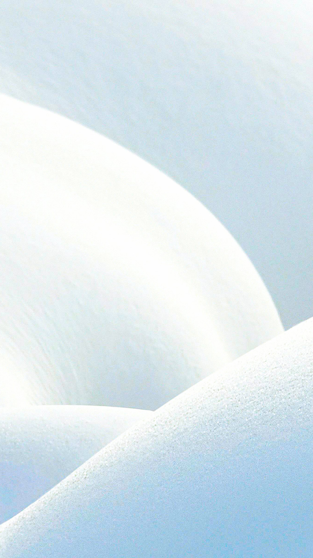 Neve, Cumuli di neve, Bianco, Minimalista, sfondo iPhone