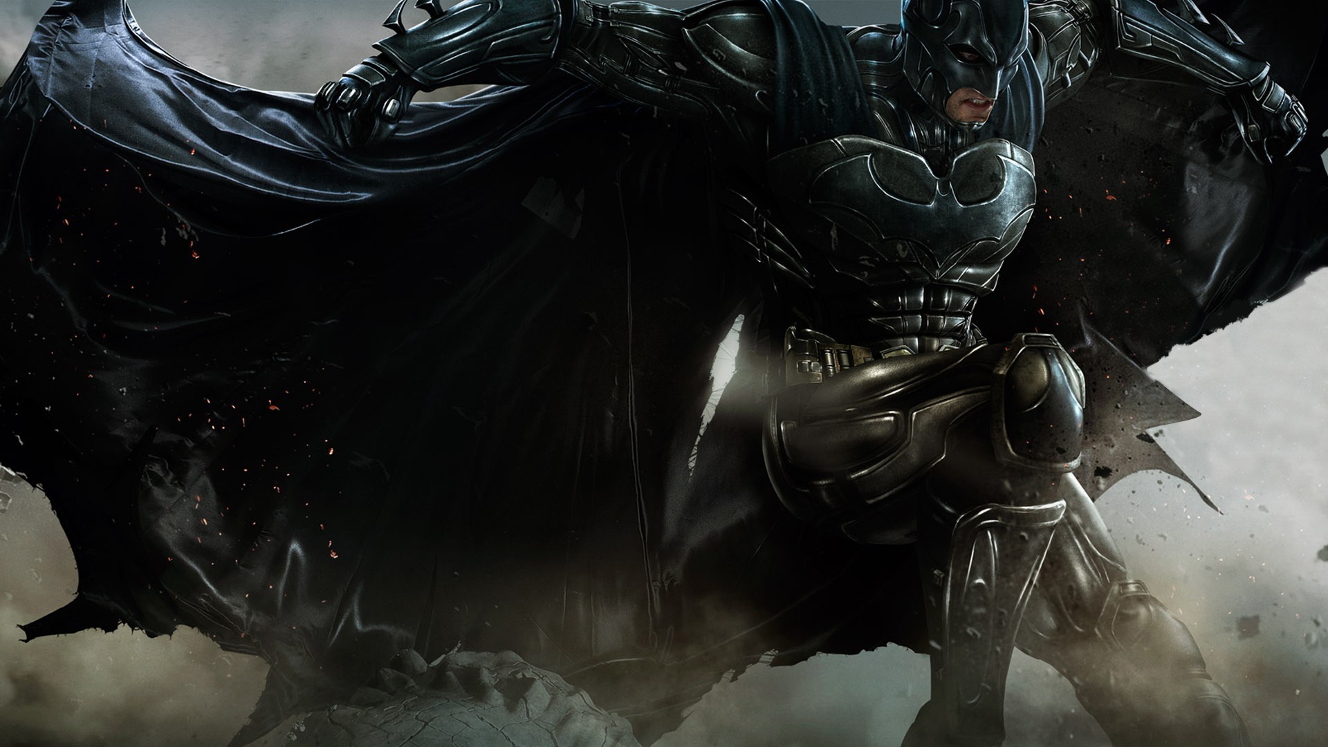 Batman, Injustice 2, Mantello, Full HD, sfondo Windows 11