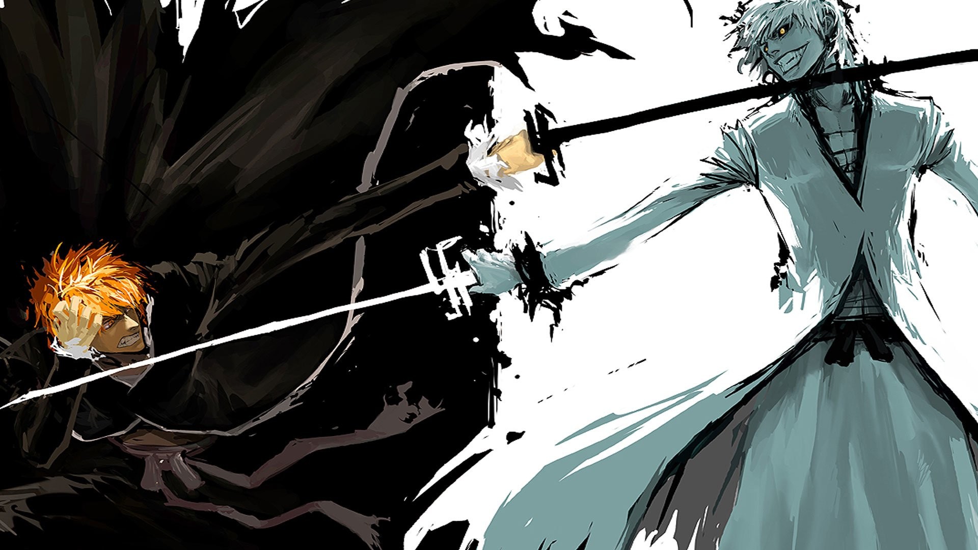 Ichigo Kurosaki, Hollow Ichigo, Bleach, Spade, Full HD, wallpaper desktop