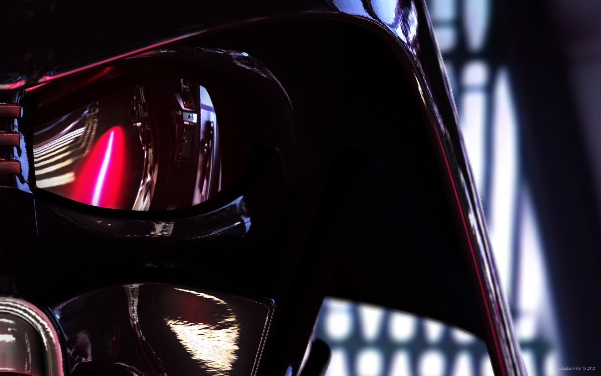 Darth Vader, Casco, Primo piano, Riflessi, 1920x1200, sfondo per PC