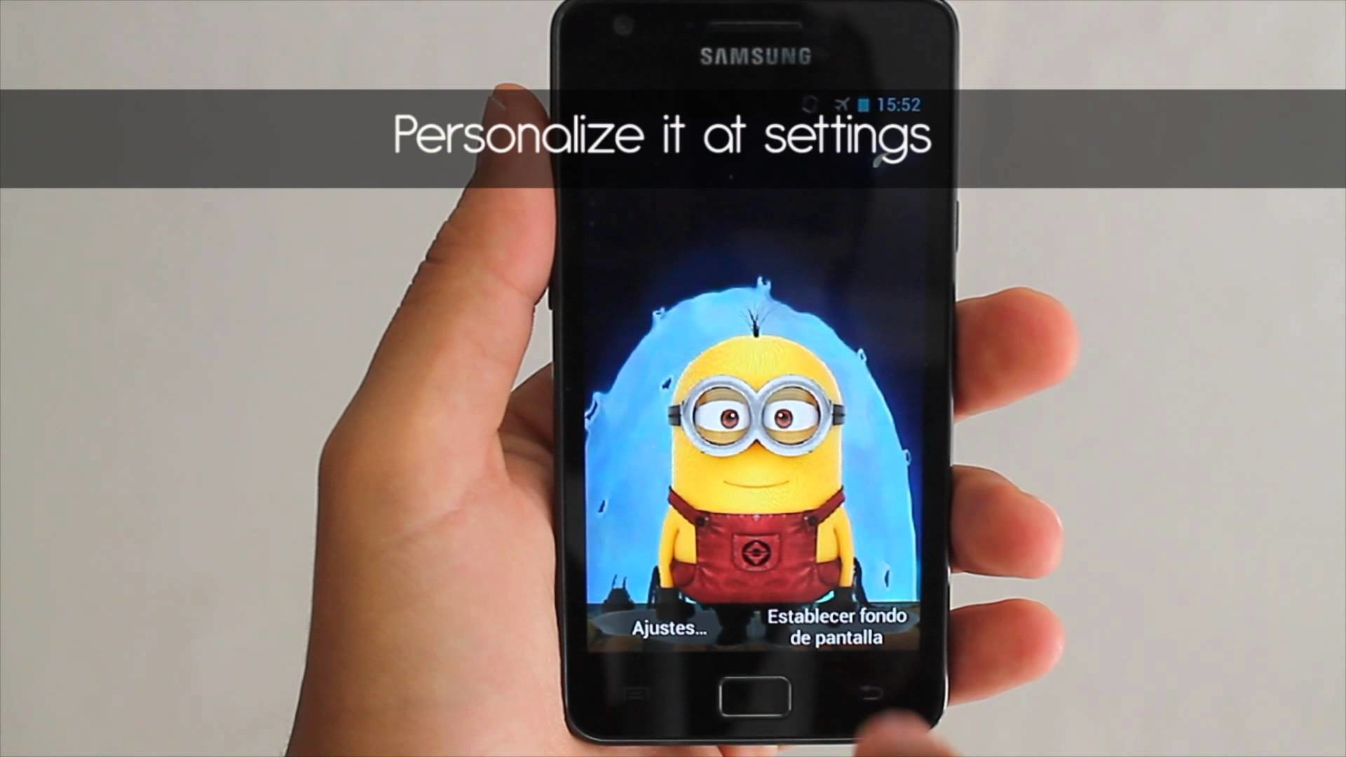 Minion, Smartphone, Samsung Galaxy, Mano, sfondo per Android