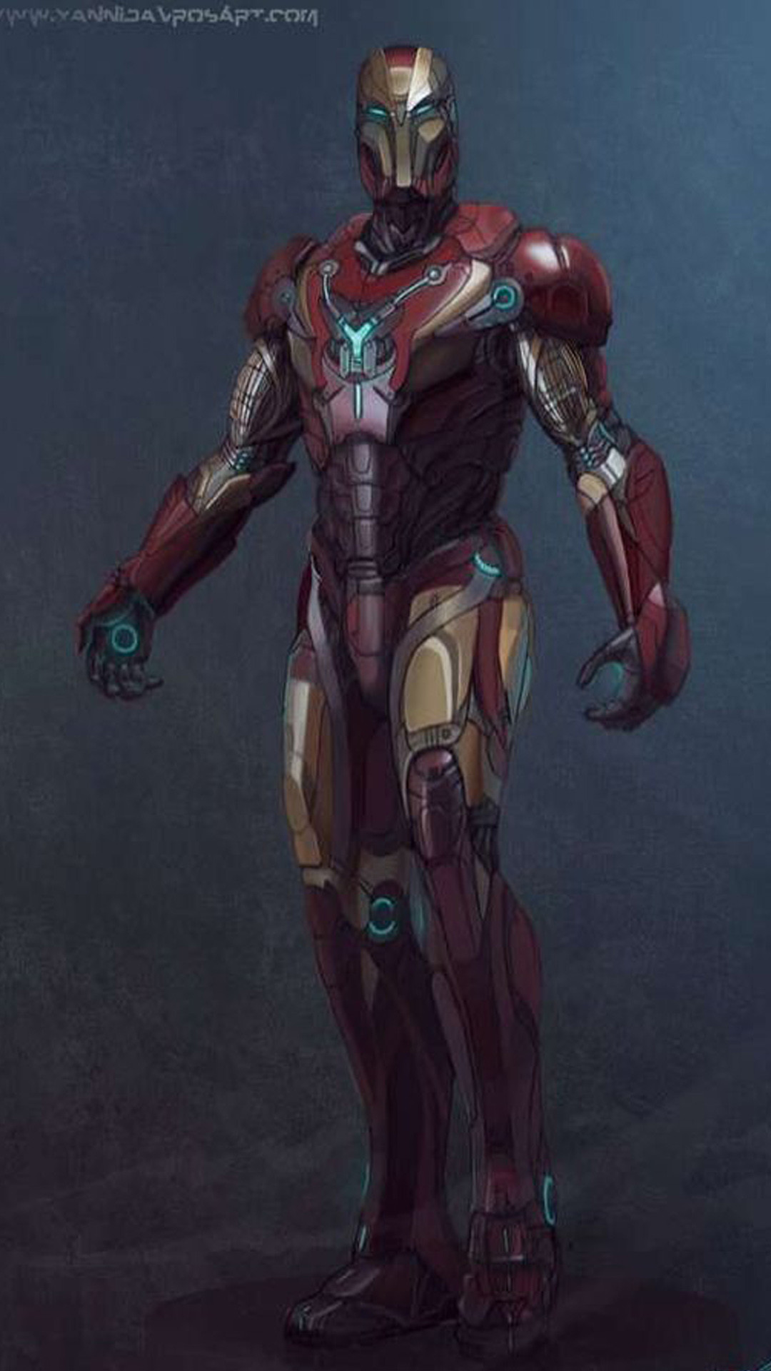 Iron Man, Concept art, Armatura, 1080x1920, schermata di blocco iPhone