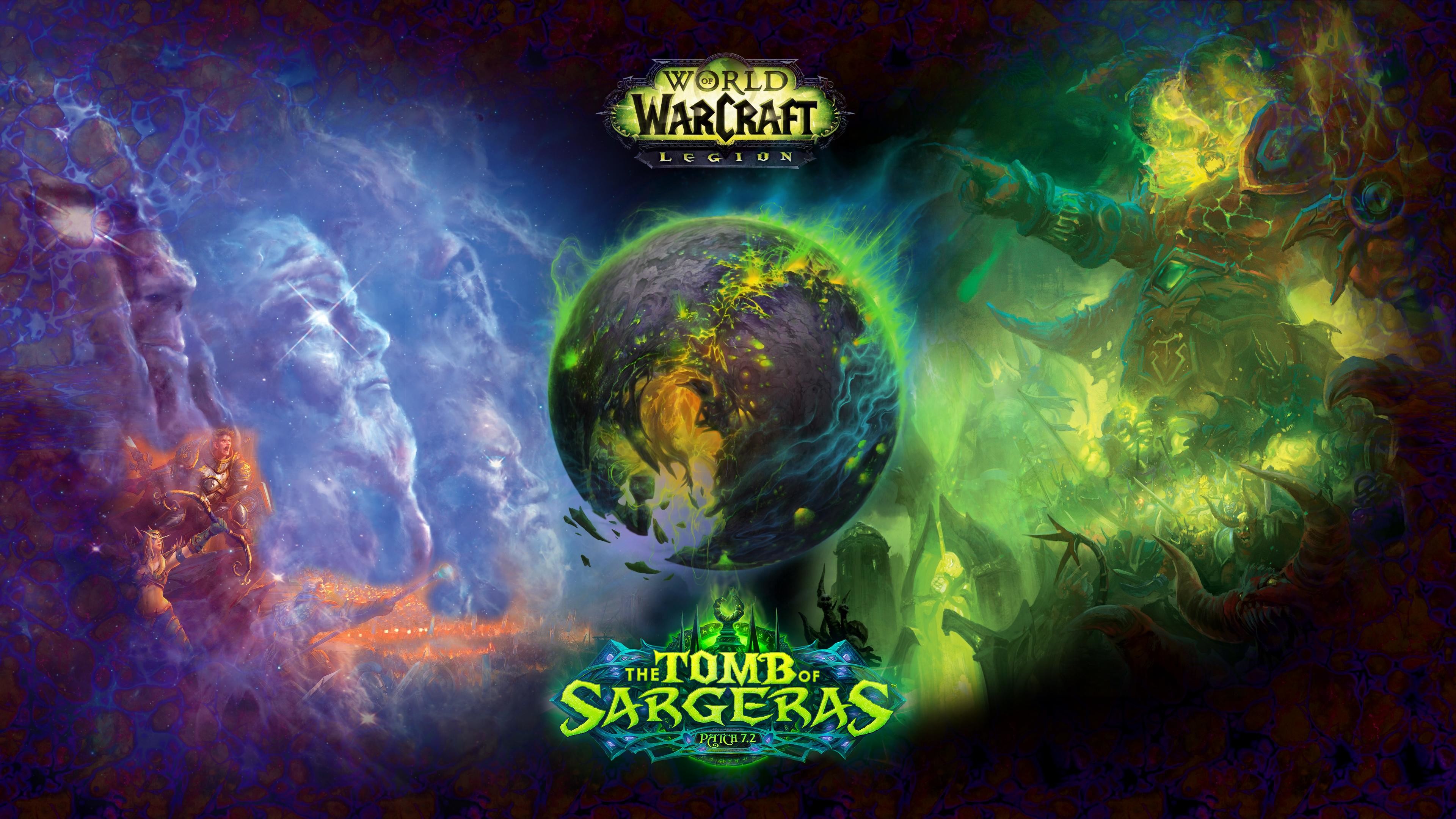 La Tomba di Sargeras, World of Warcraft: Legion, World of Warcraft, Azeroth, Pianeta, 4K UHD