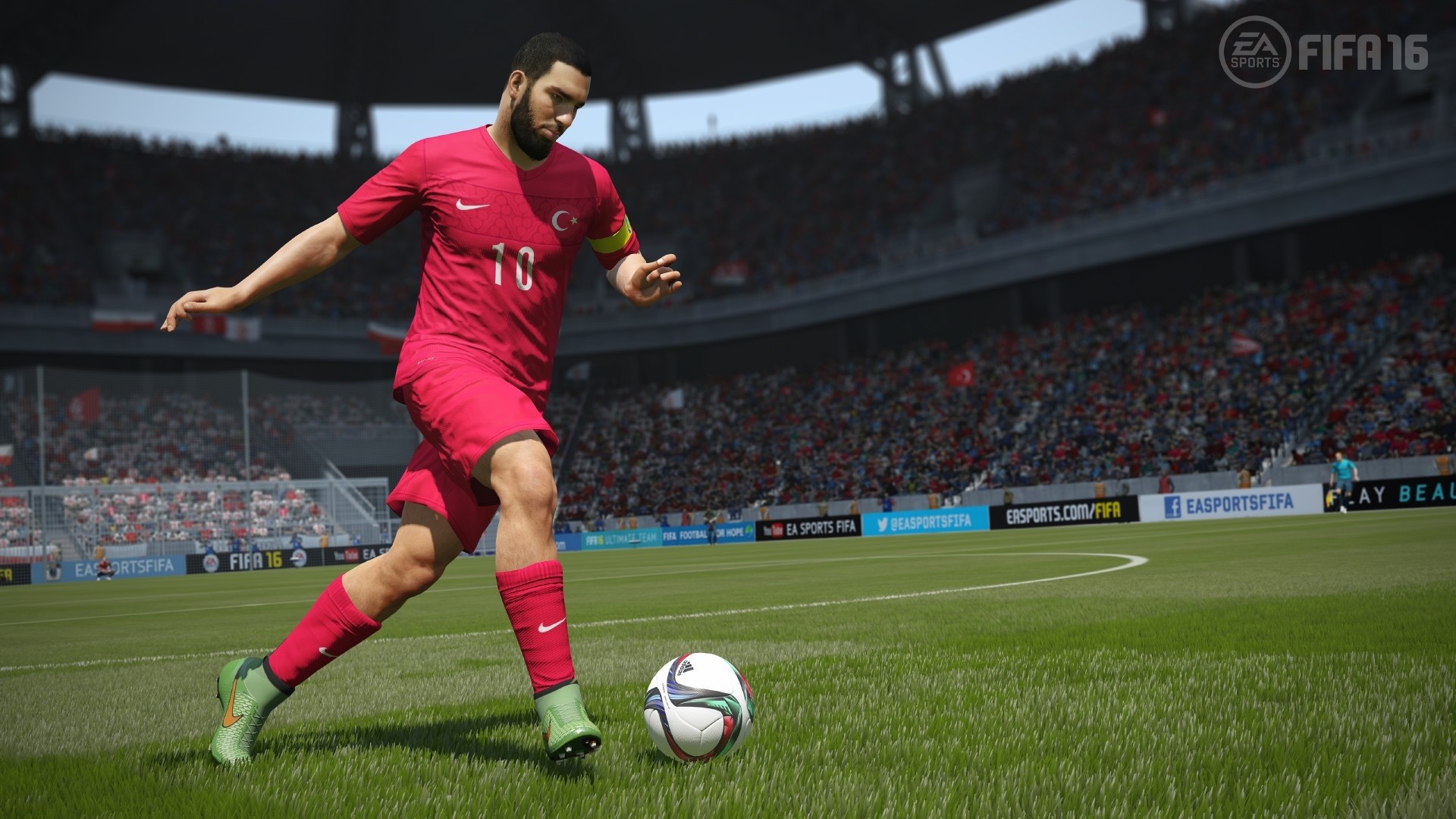 Arda Turan, Nazionale turca, FIFA 16, Gameplay, Full HD, sfondo per PC e portatile