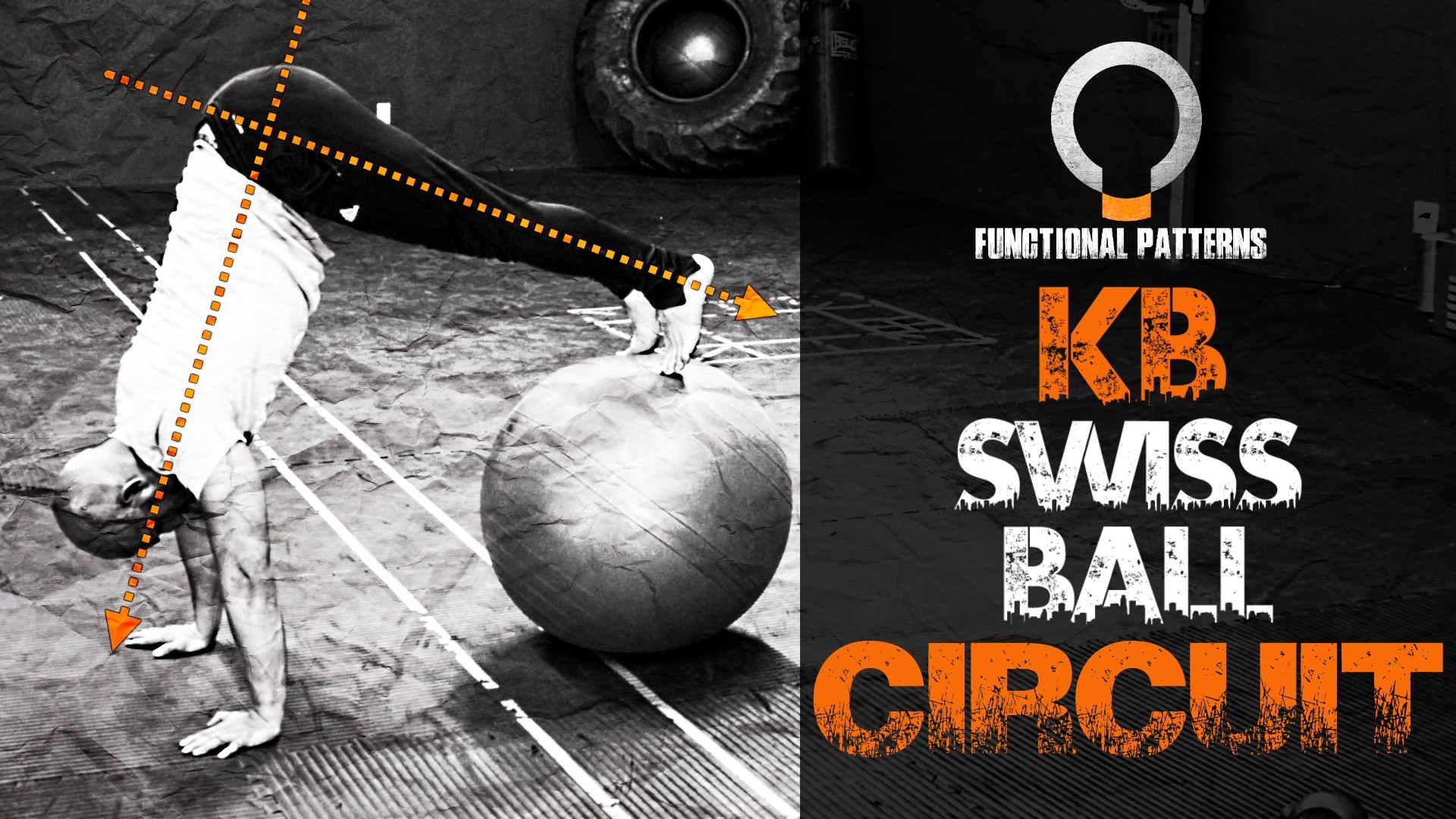 Functional Patterns, Kettlebell, Palla svizzera, Circuito, 16:9 Full HD, sfondo widescreen