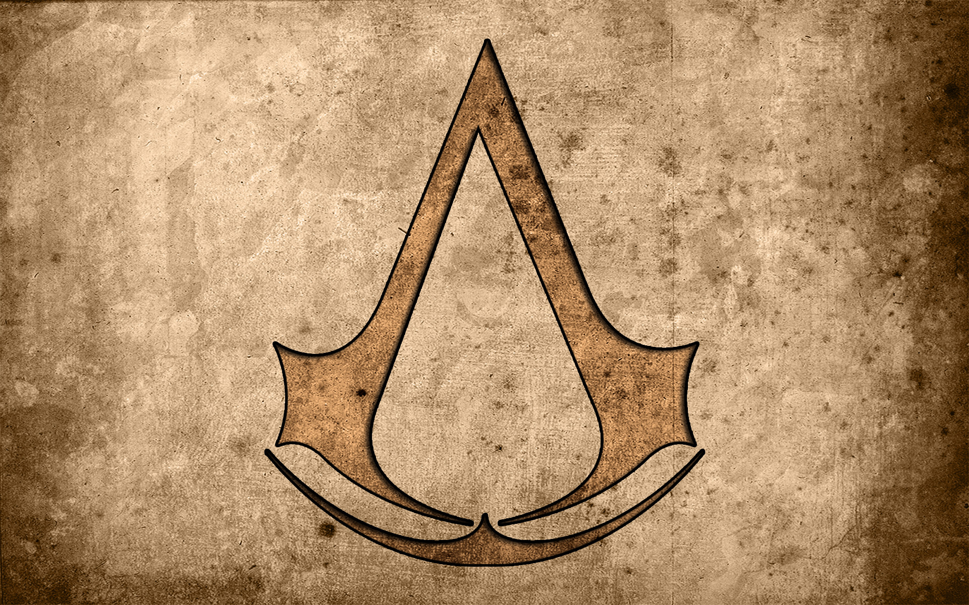Simbolo degli Assassini, Assassin's Creed, Pergamena, Vintage, 1920x1200, sfondo per PC