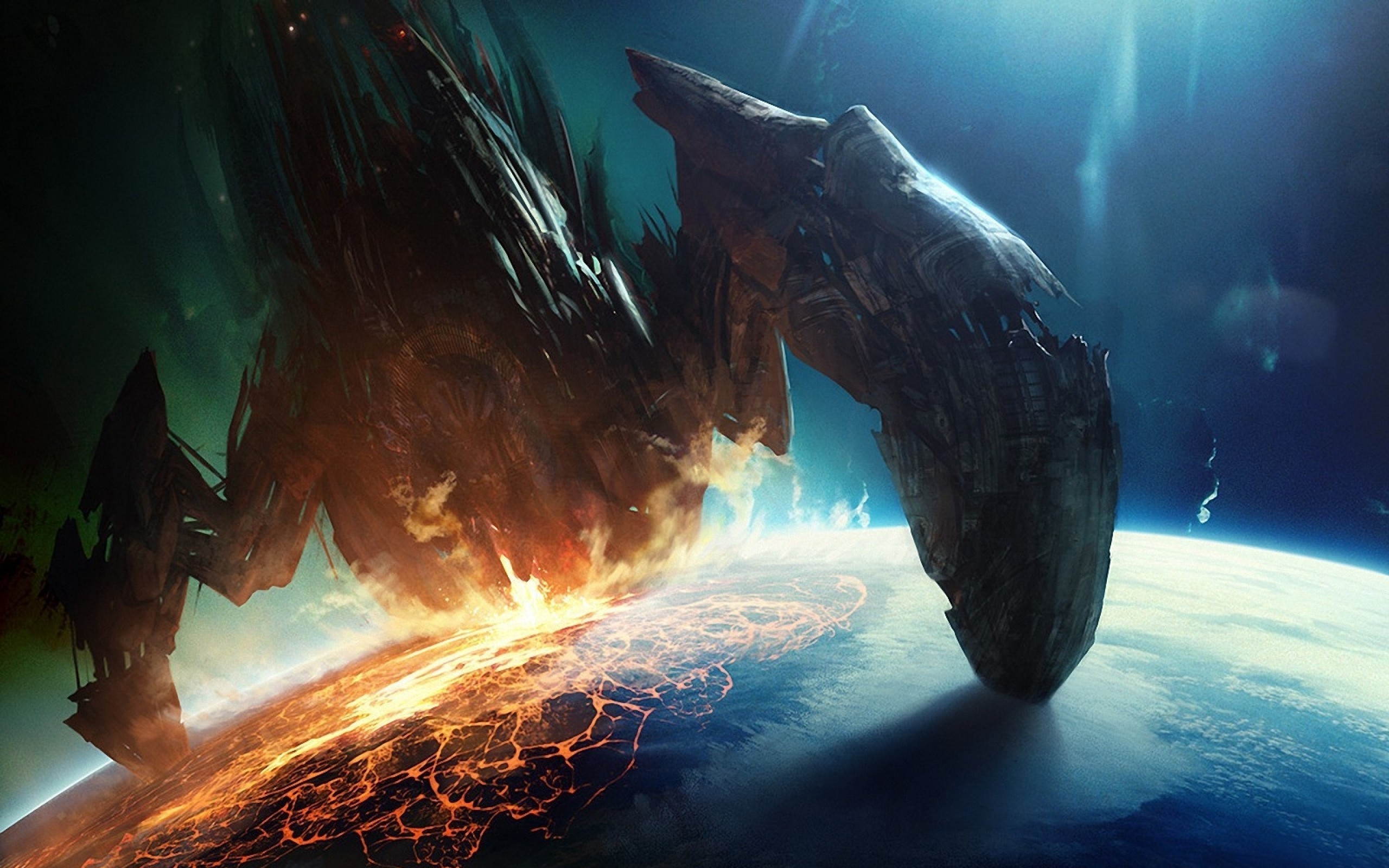 Razziatori, Mass Effect, Pianeta, Spazio, 16:10 2K, wallpaper widescreen