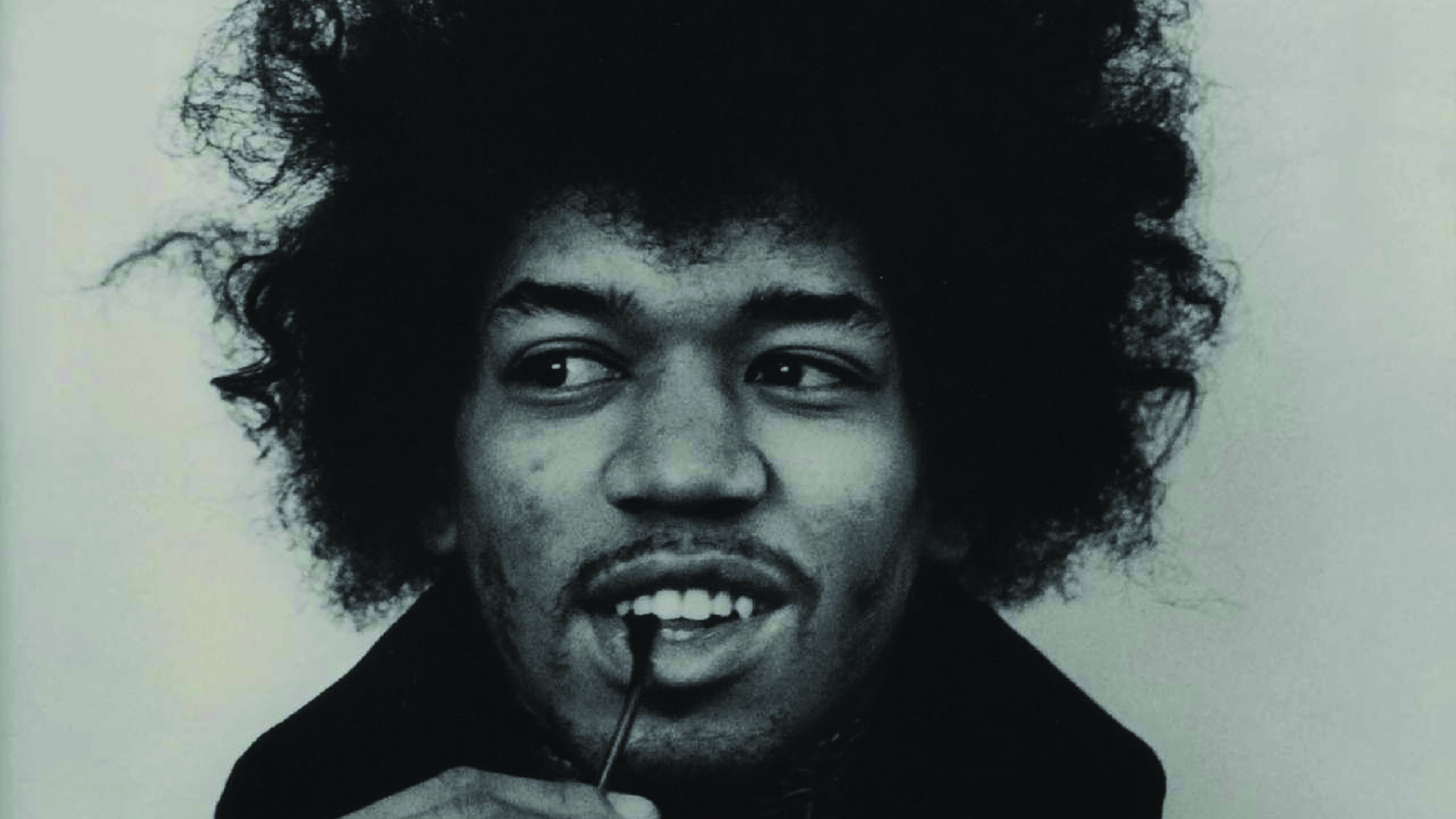 Jimi Hendrix, Ritratto, Primo piano, Bianco e nero, 4K, wallpaper desktop